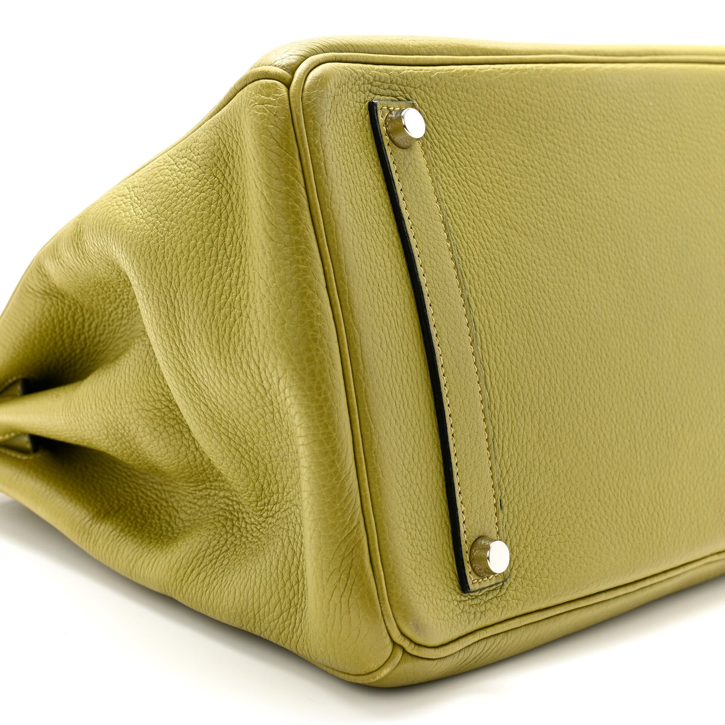 Taurillon Clemence Birkin 35 Vert Chartreuse