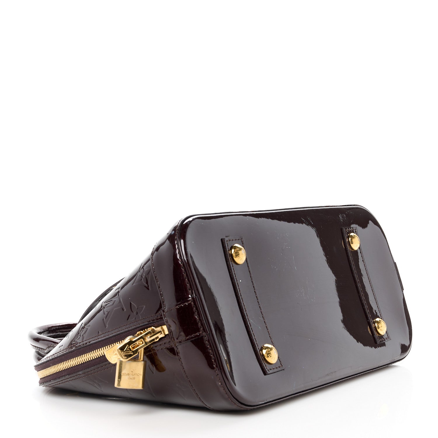 Louis Vuitton Vernis Alma PM Amarante 4 of 14