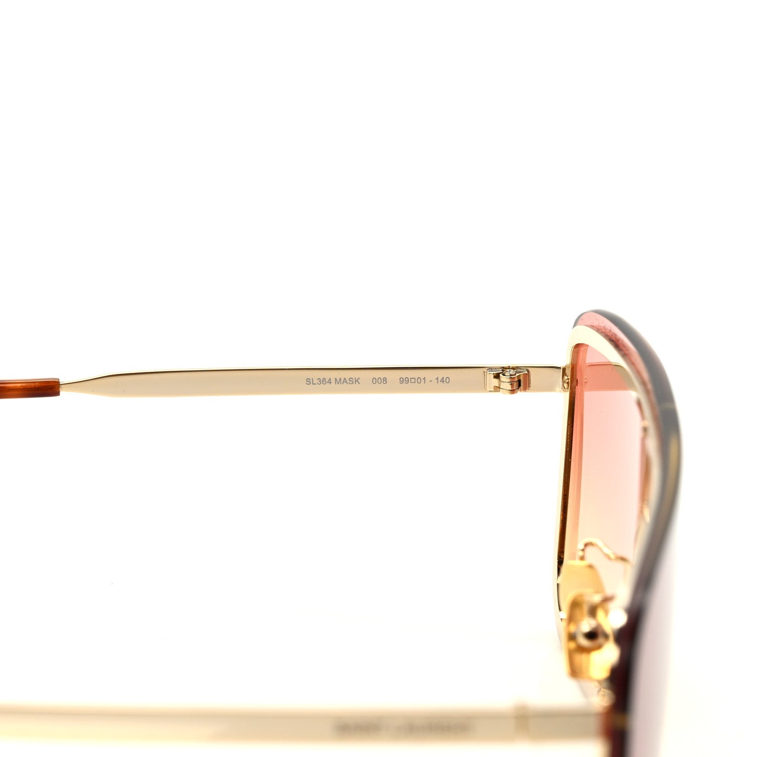 Saint Laurent SL 364 Mask Sunglasses Brown 7 of 7