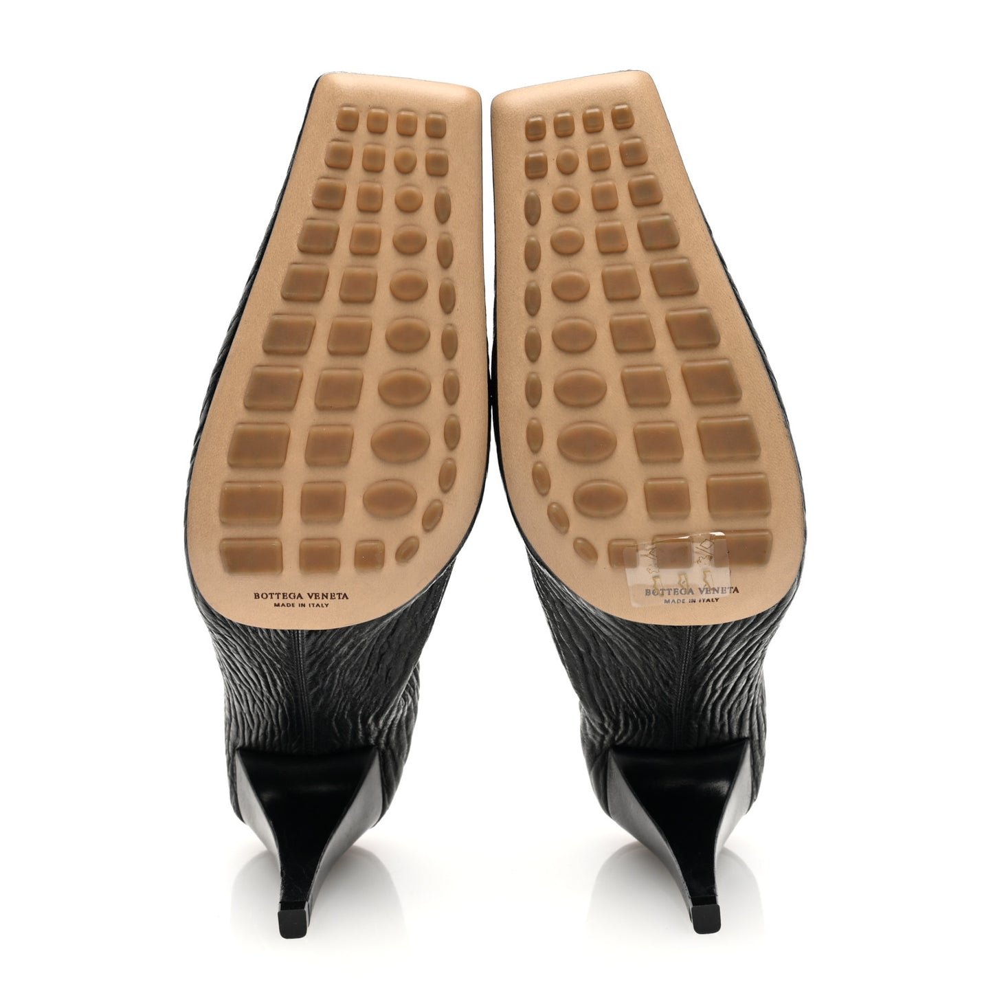 Crunch Calfskin Sharpei Pumps 41 Black