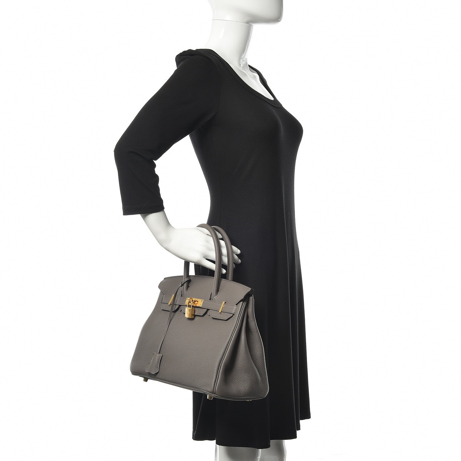 Hermes Togo Birkin 30 Etain 2 of 30