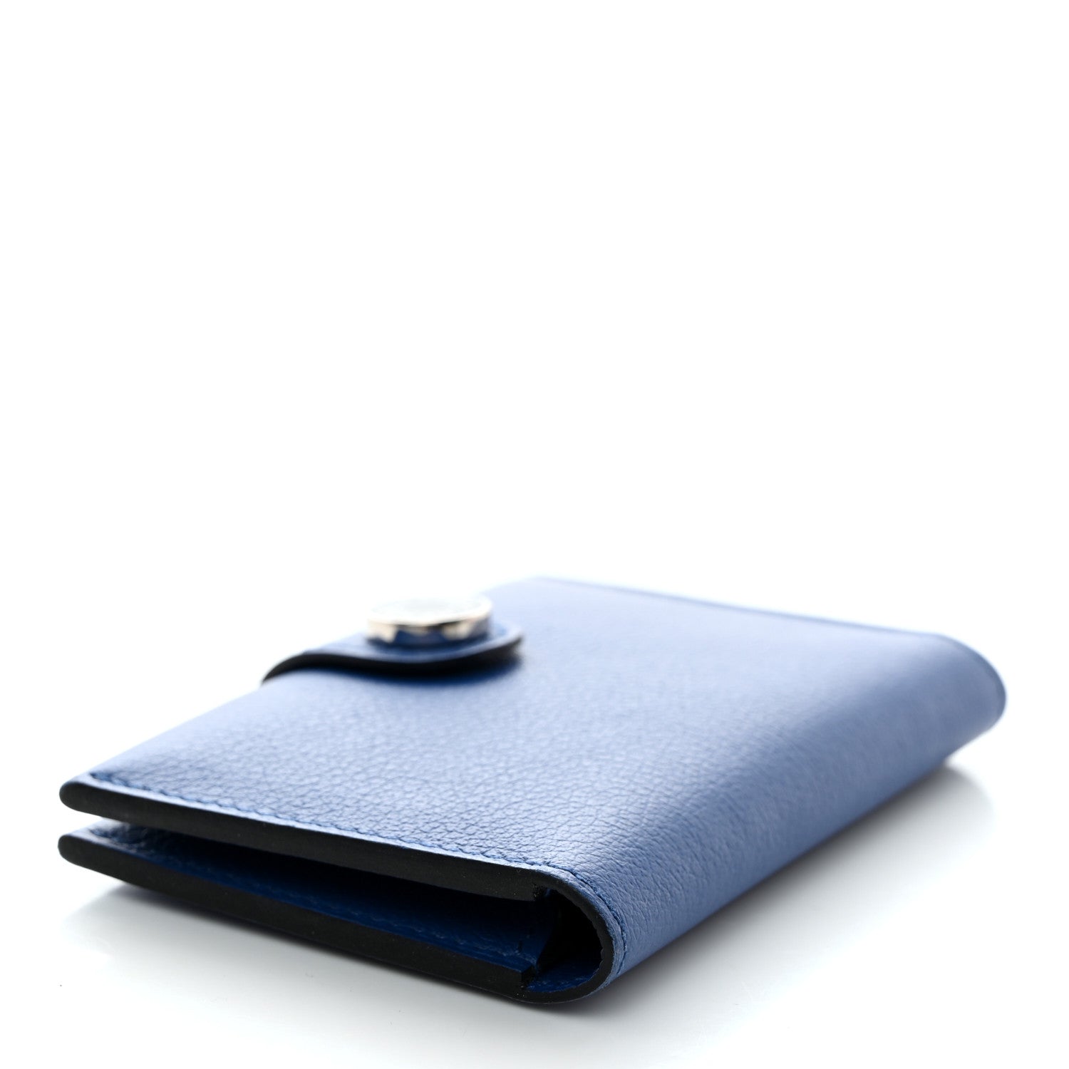 Hermes Evercolor Verso RMS Card Holder Bleu Hydra Bleu Nuit 4 of 7