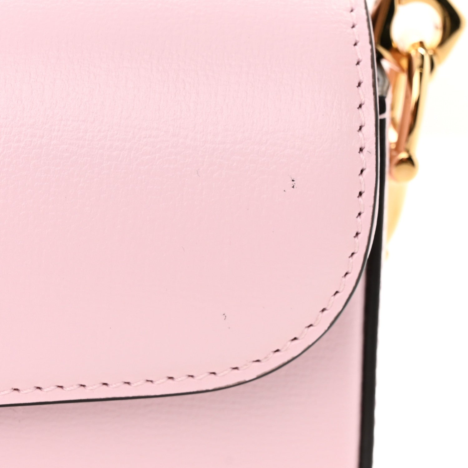 Gucci Azalea Calfskin Crystal Small Horsebit 1955 Chain Shoulder Bag Pink 11 of 11