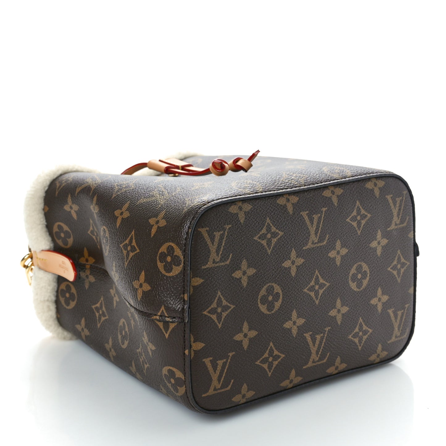 Monogram Shearling Cozygram Neonoe BB