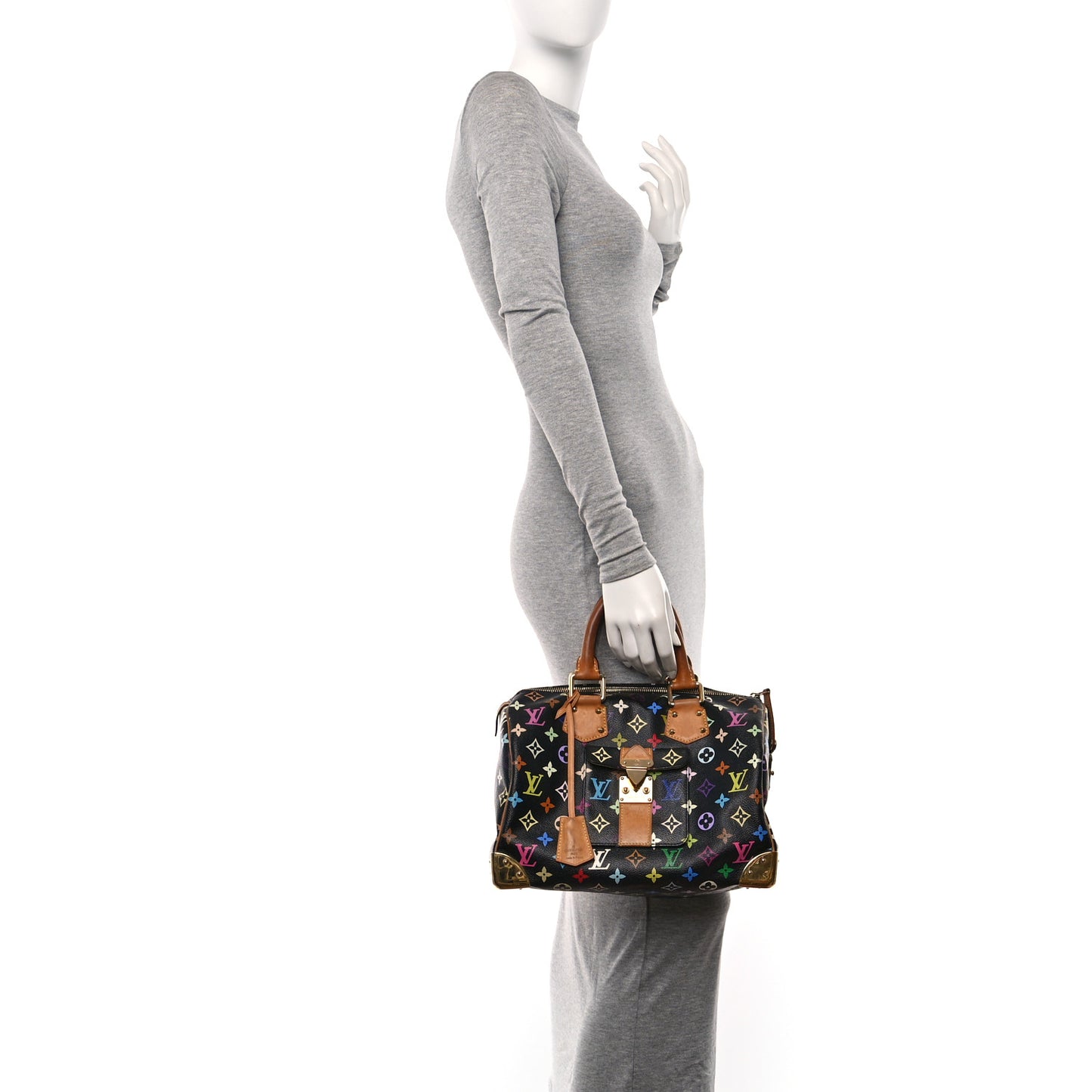 Monogram Multicolor Speedy 30 Black