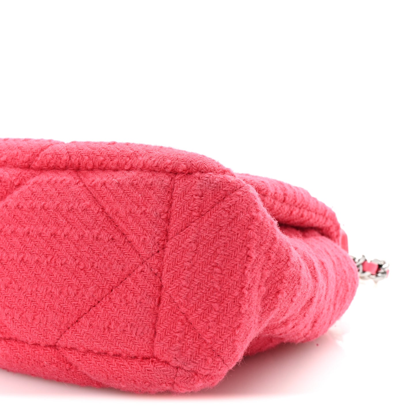 Tweed Quilted Large Chanel 19 Flap Pink