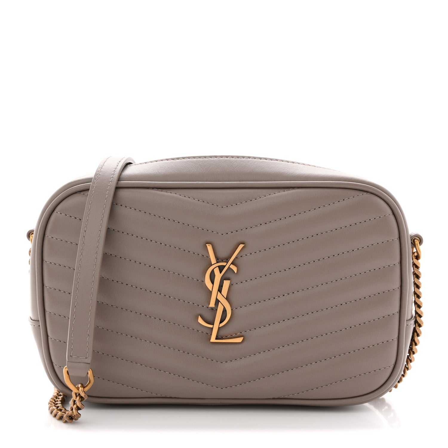 SAINT LAURENT クロスボディバッグ ル・モノグラム Saint Laurent Calfskin Matelasse Monogram Mini Lou Camera Bag