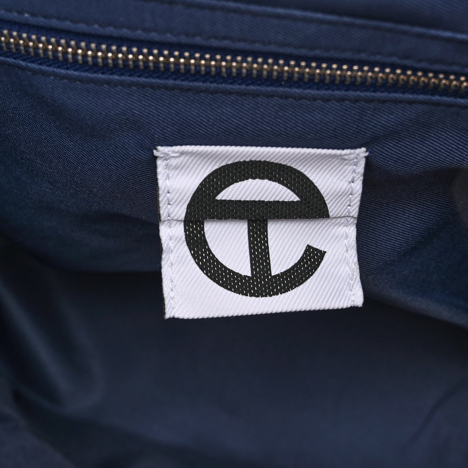 Telfar Vegan Leather Medium Shopping Bag Navy 6 of 9