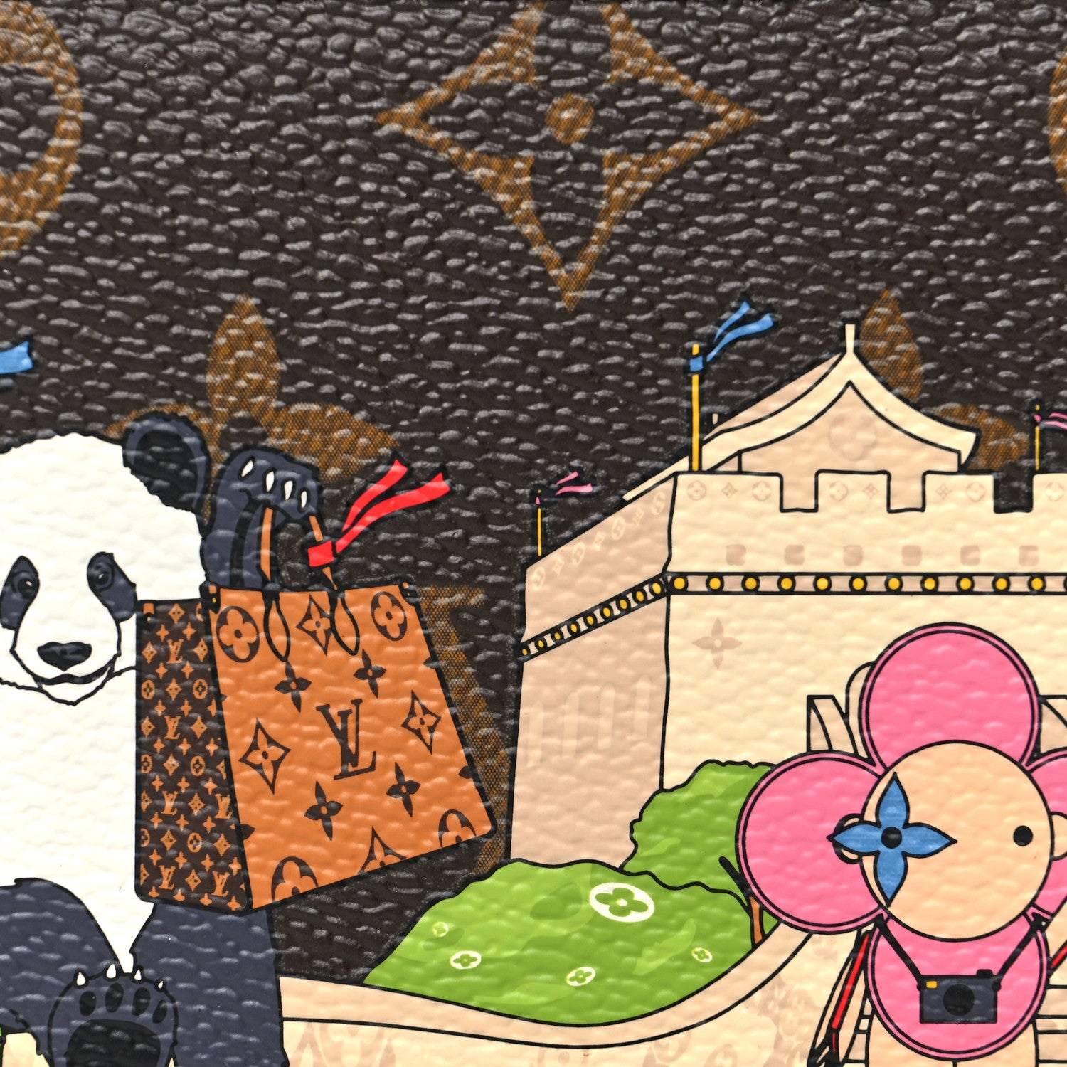 Louis Vuitton Monogram 2021 Christmas China Animation Zippy Coin Purse Myosotis Blue 7 of 8