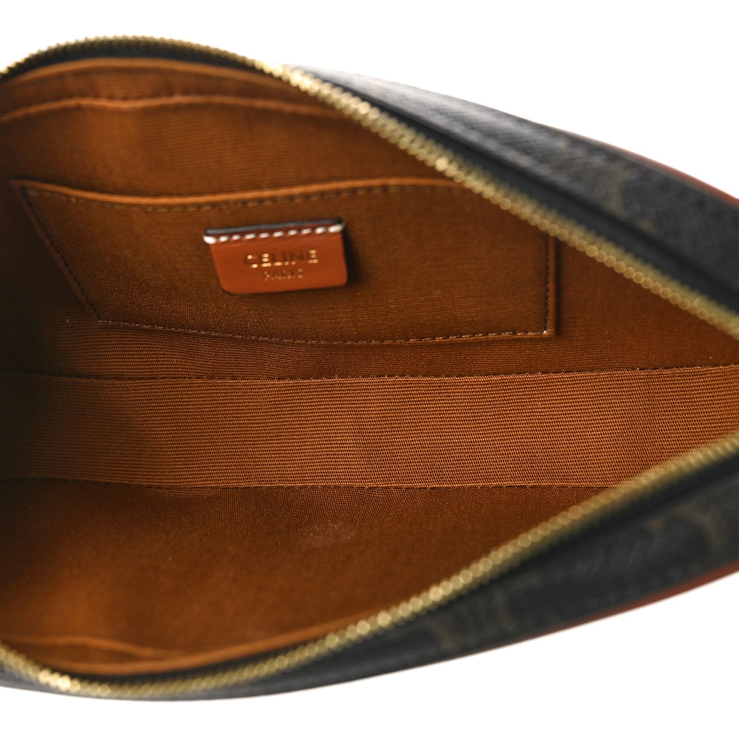 Triomphe Canvas Mini Camera Shoulder Bag Tan