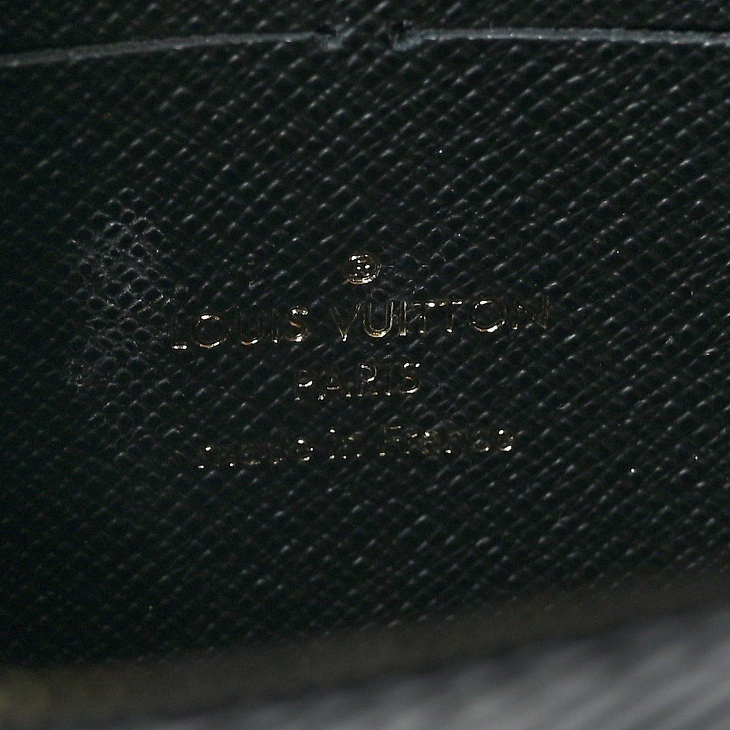Epi Twist Belt Chain Wallet Black