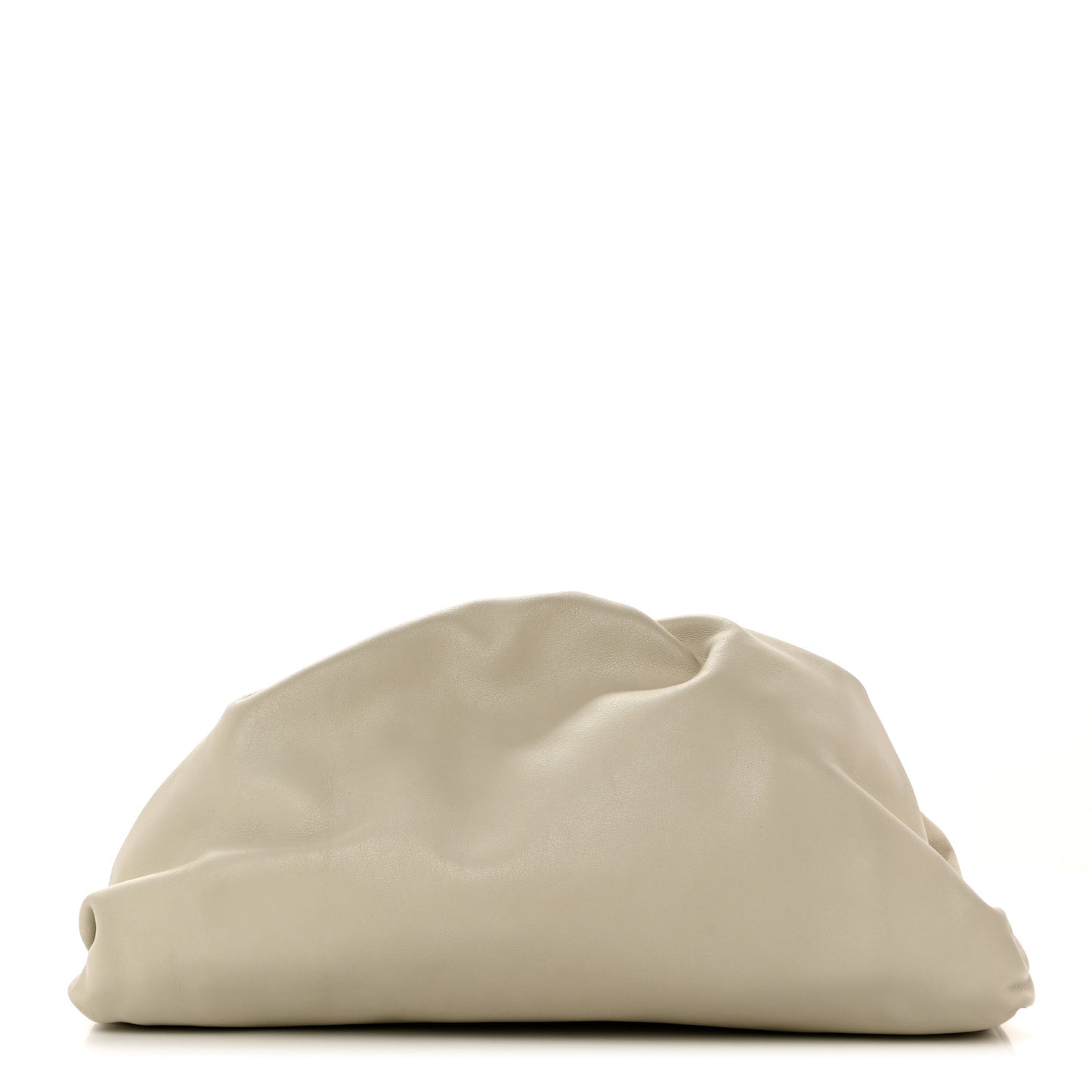Smooth Butter Calf The Pouch Oversized Clutch Plaster