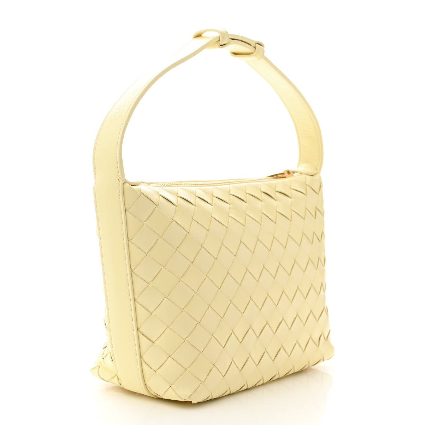 Nappa Intrecciato Mini Wallace Camomile