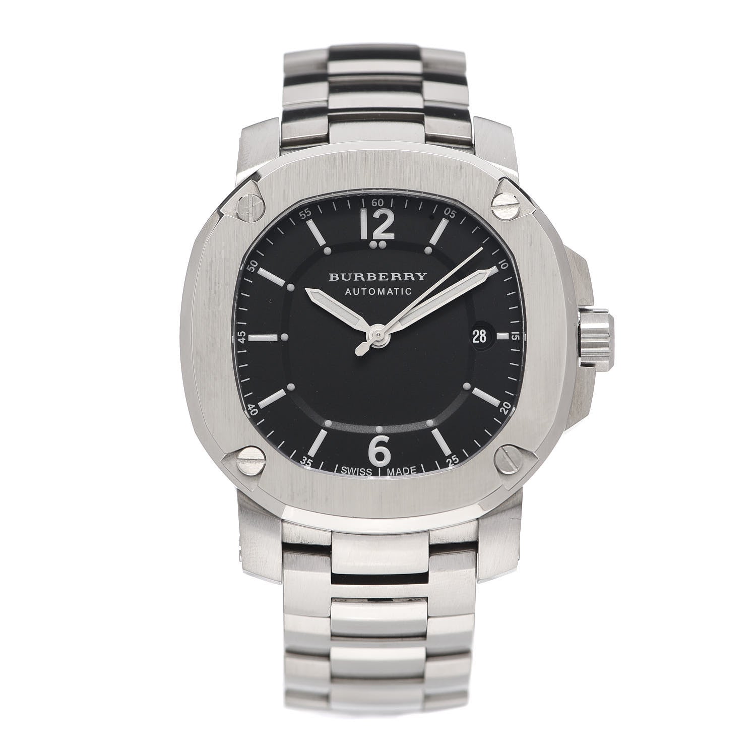 Burberry Stainless Steel 41mm The Britain Automatic Watch Black BBY1203 1 of 5