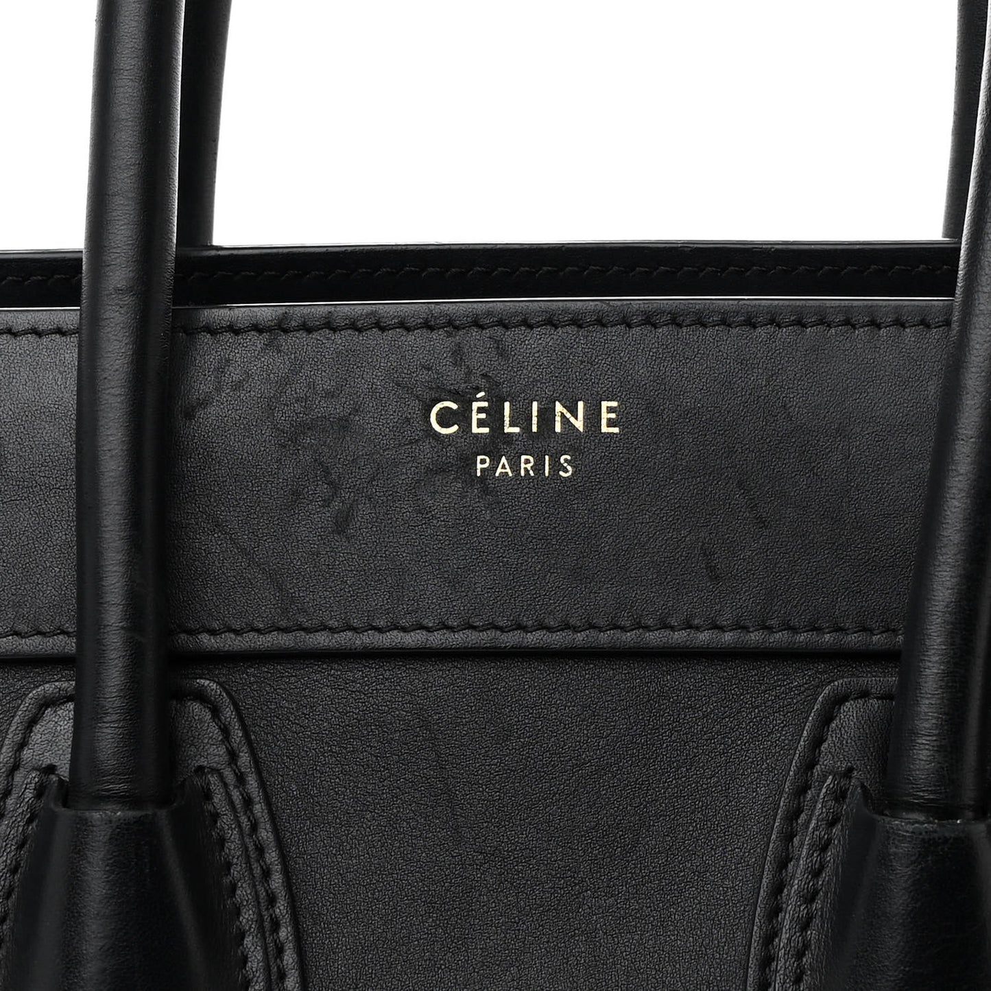 Smooth Calfskin Micro Luggage Black
