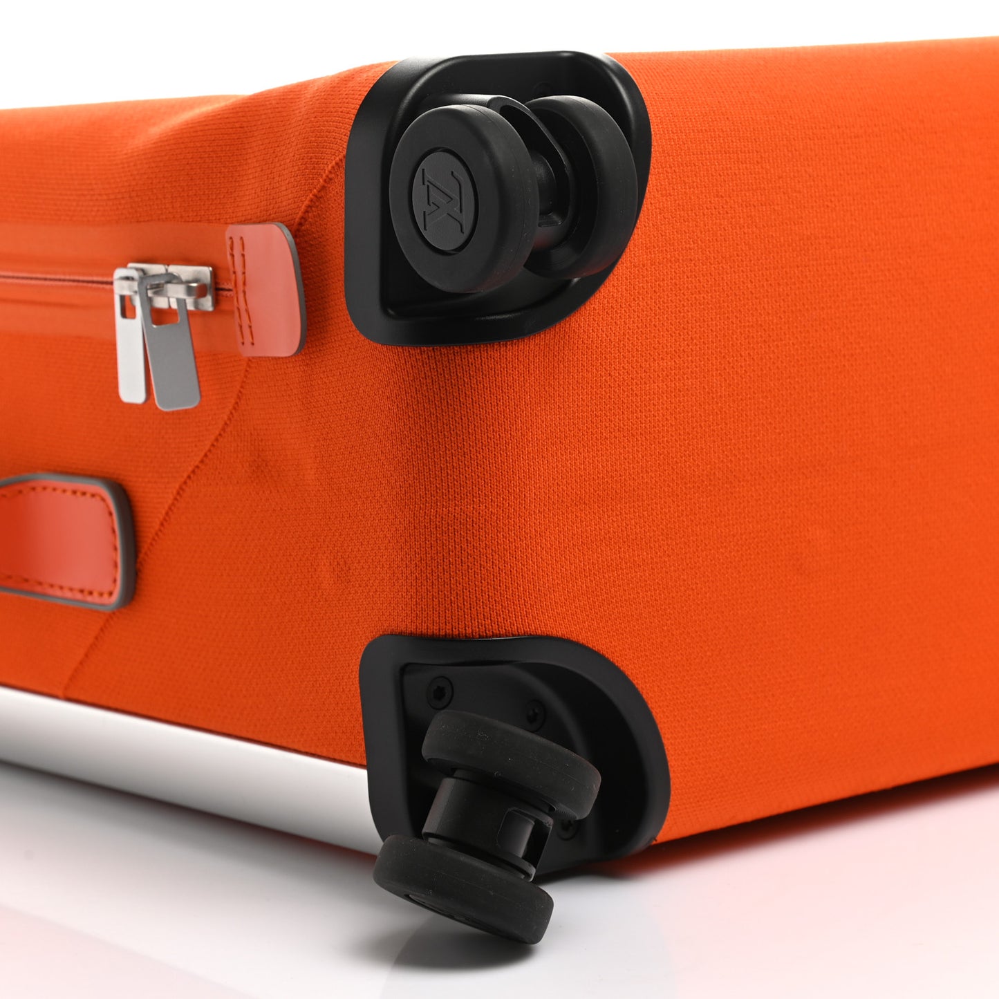 Knit Monogram Horizon Soft 55 Suitcase Orange
