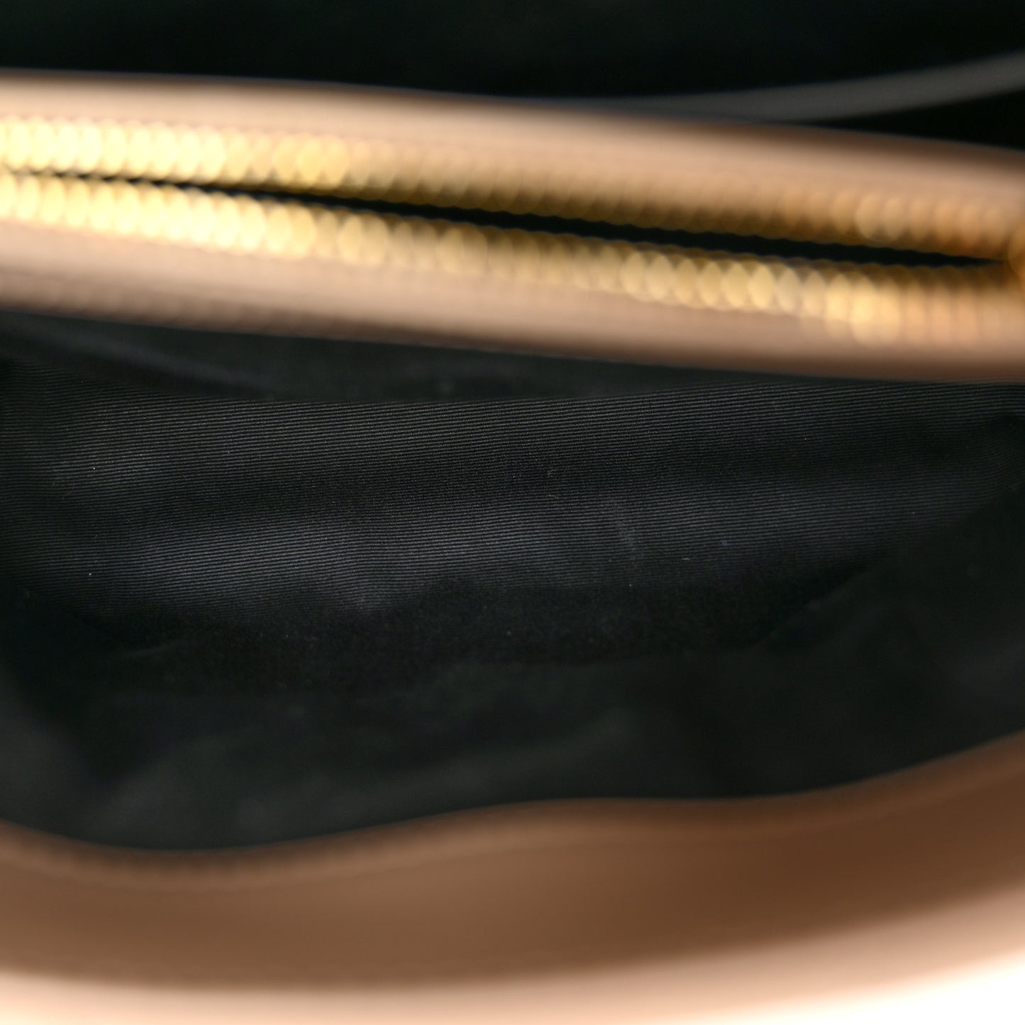 Calfskin Y Quilted Monogram Small Loulou Chain Satchel Dark Beige