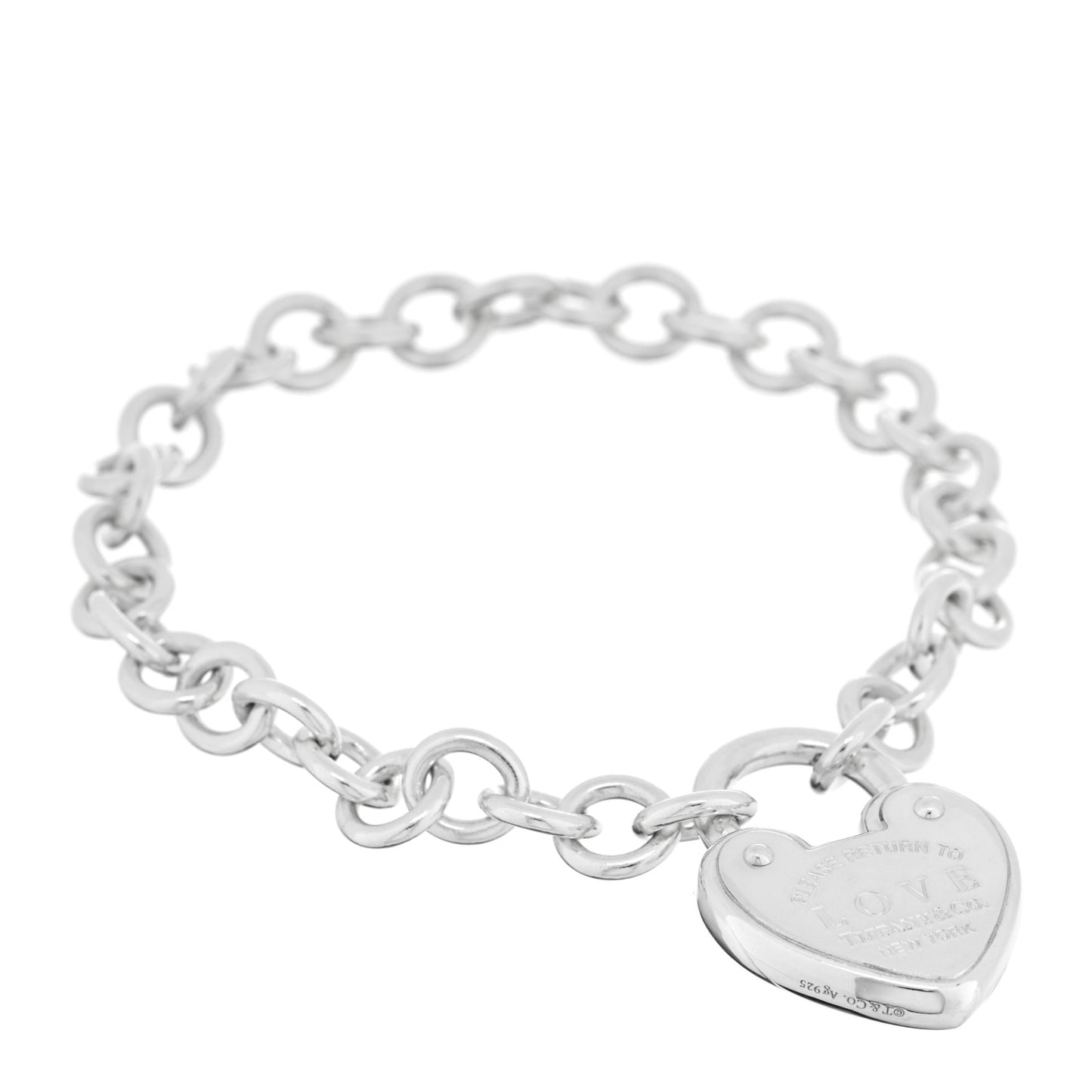 Sterling Silver Return to Tiffany Love Lock Bracelet