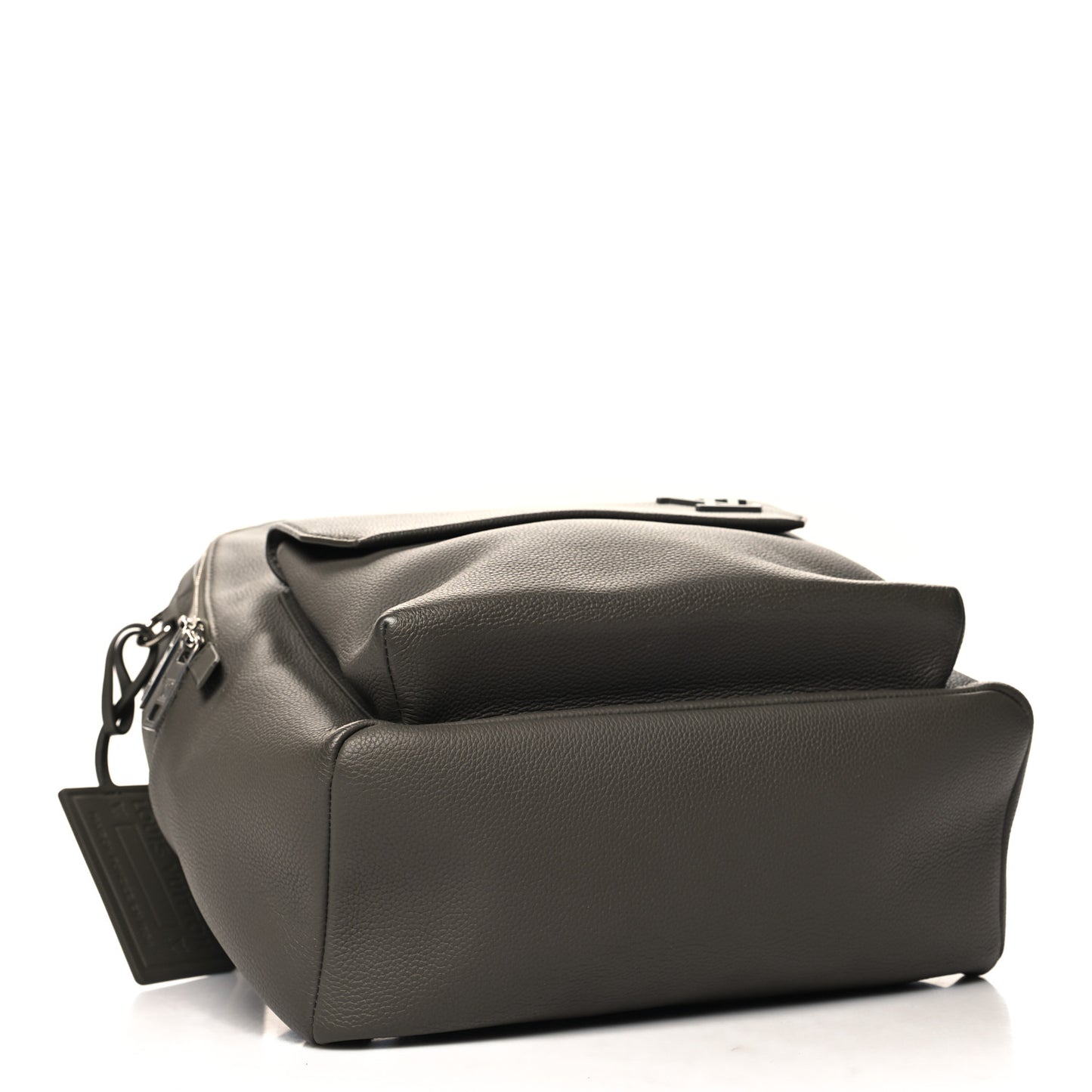 Grained Calfskin Aerogram Takeoff Backpack Grey