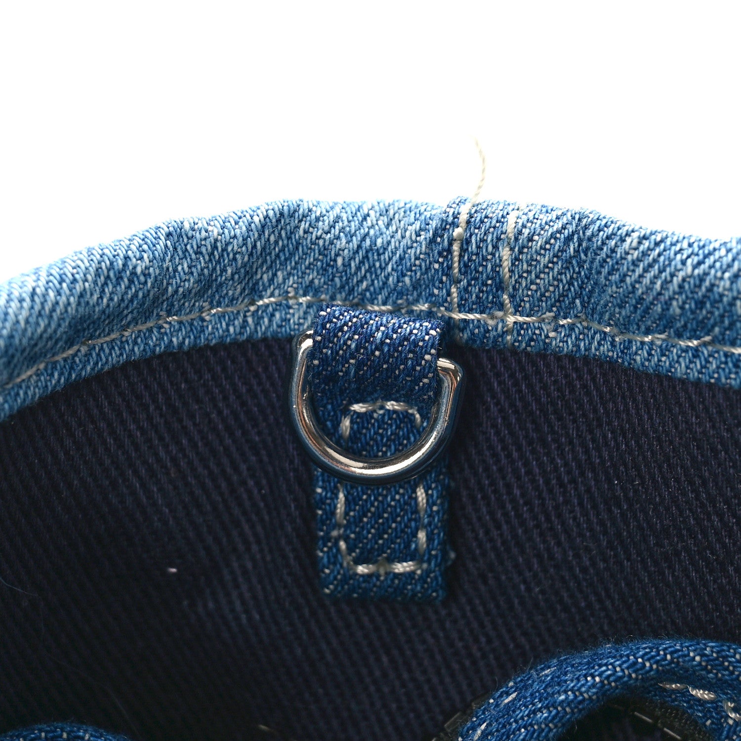 Marc Jacobs Denim Canvas Small Tote Bag Blue 8 of 10