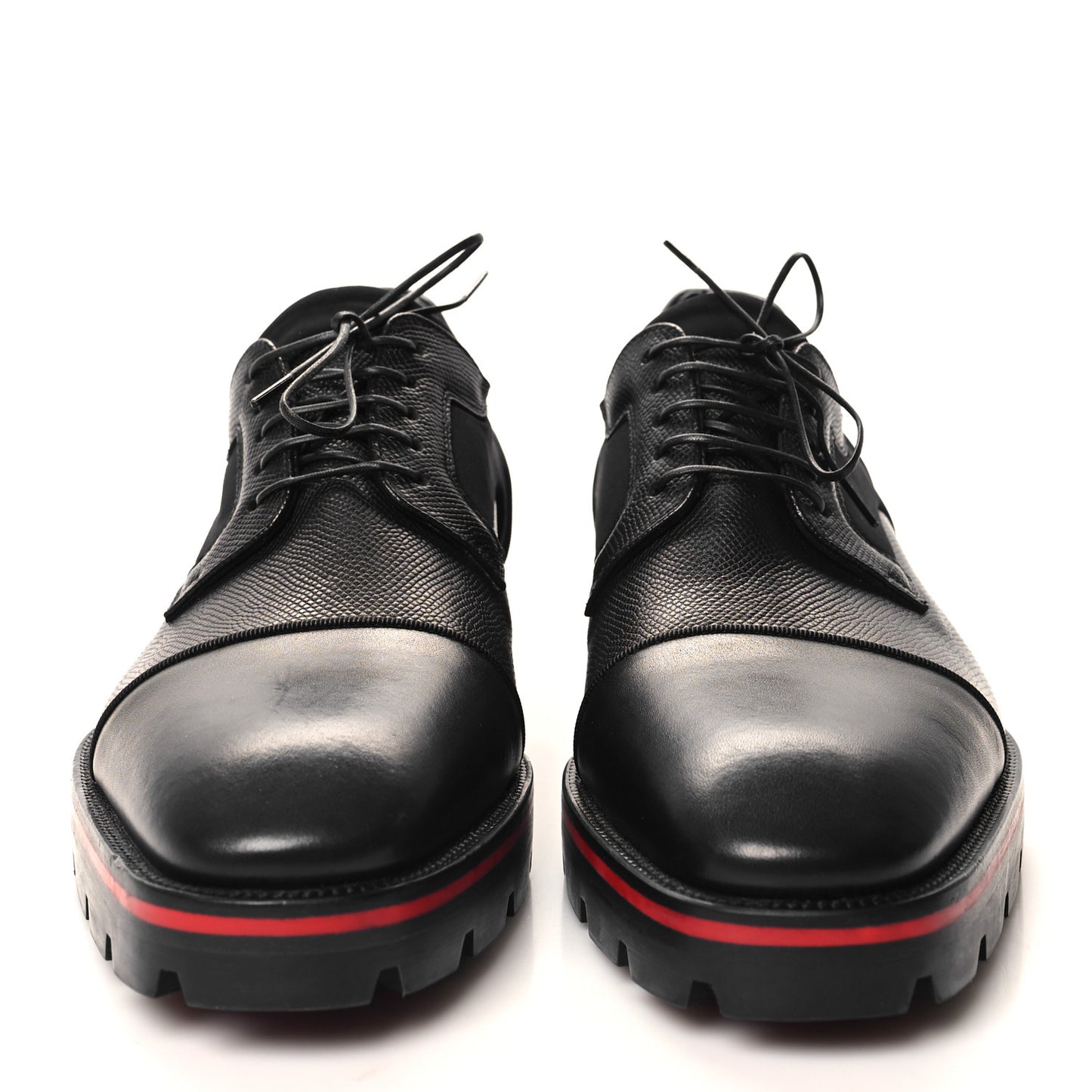 Smooth Textured Calfskin Mika Sky Mens Flats 40.5 Black