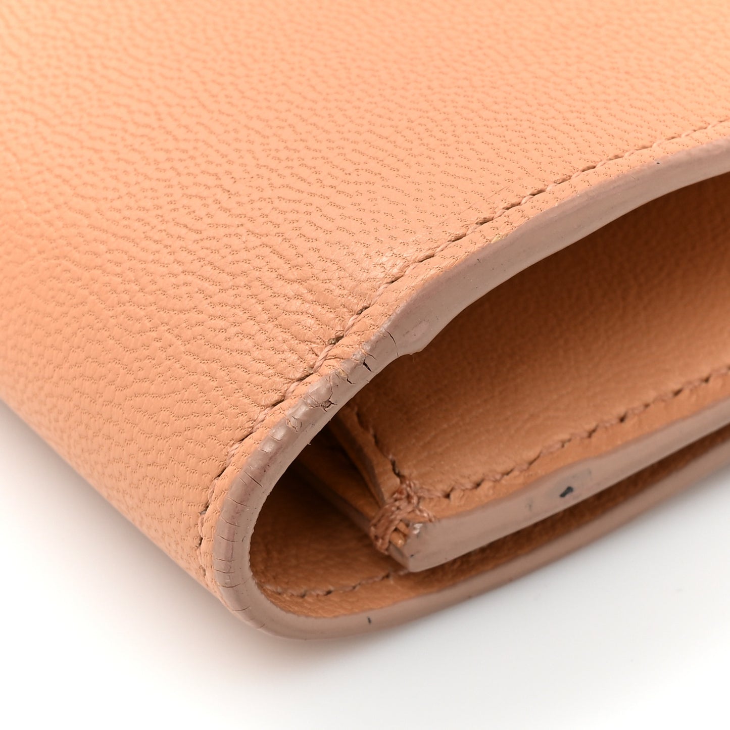 Calfskin Large Belle De Jour Clutch Beige