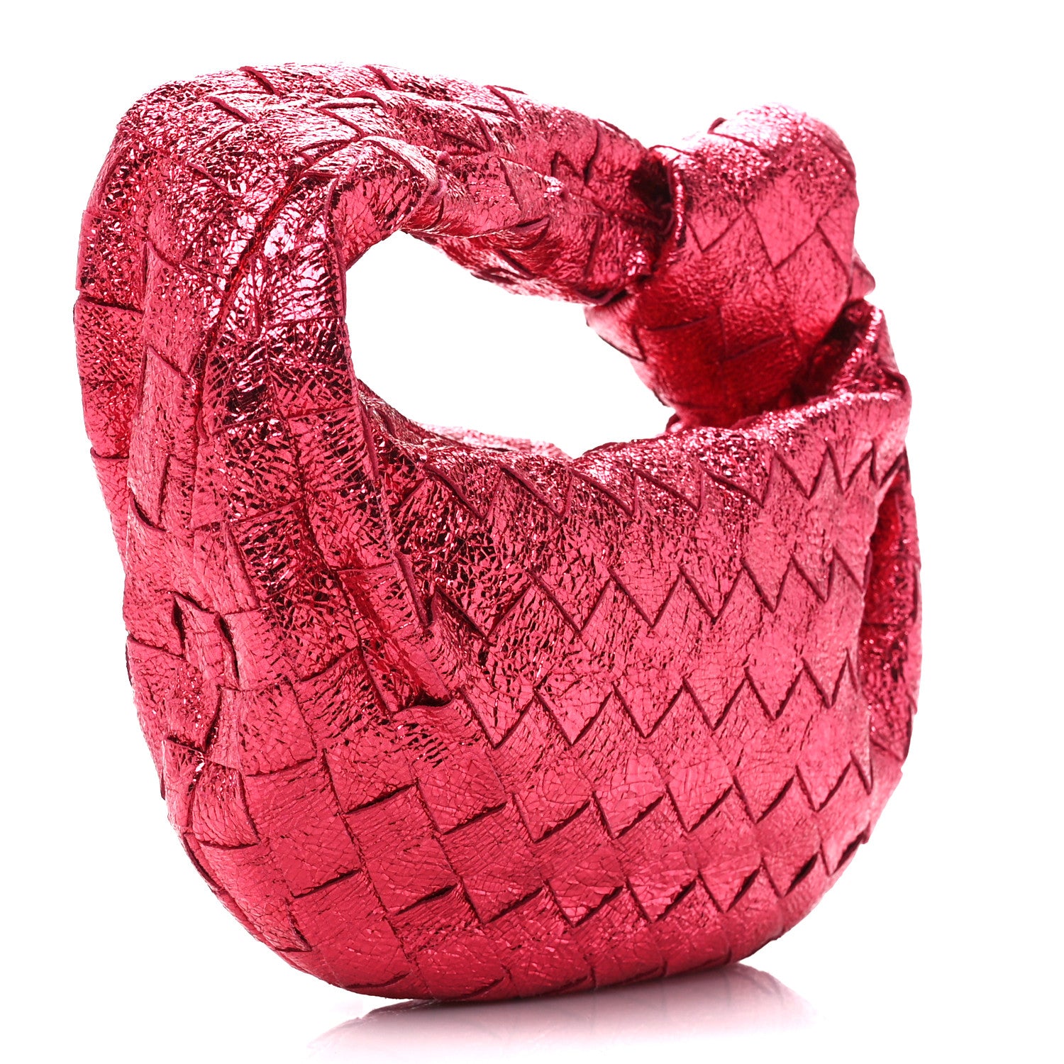 Bottega Veneta Metallic Nappa Intrecciato Mini Jodie Lollipop 3 of 11