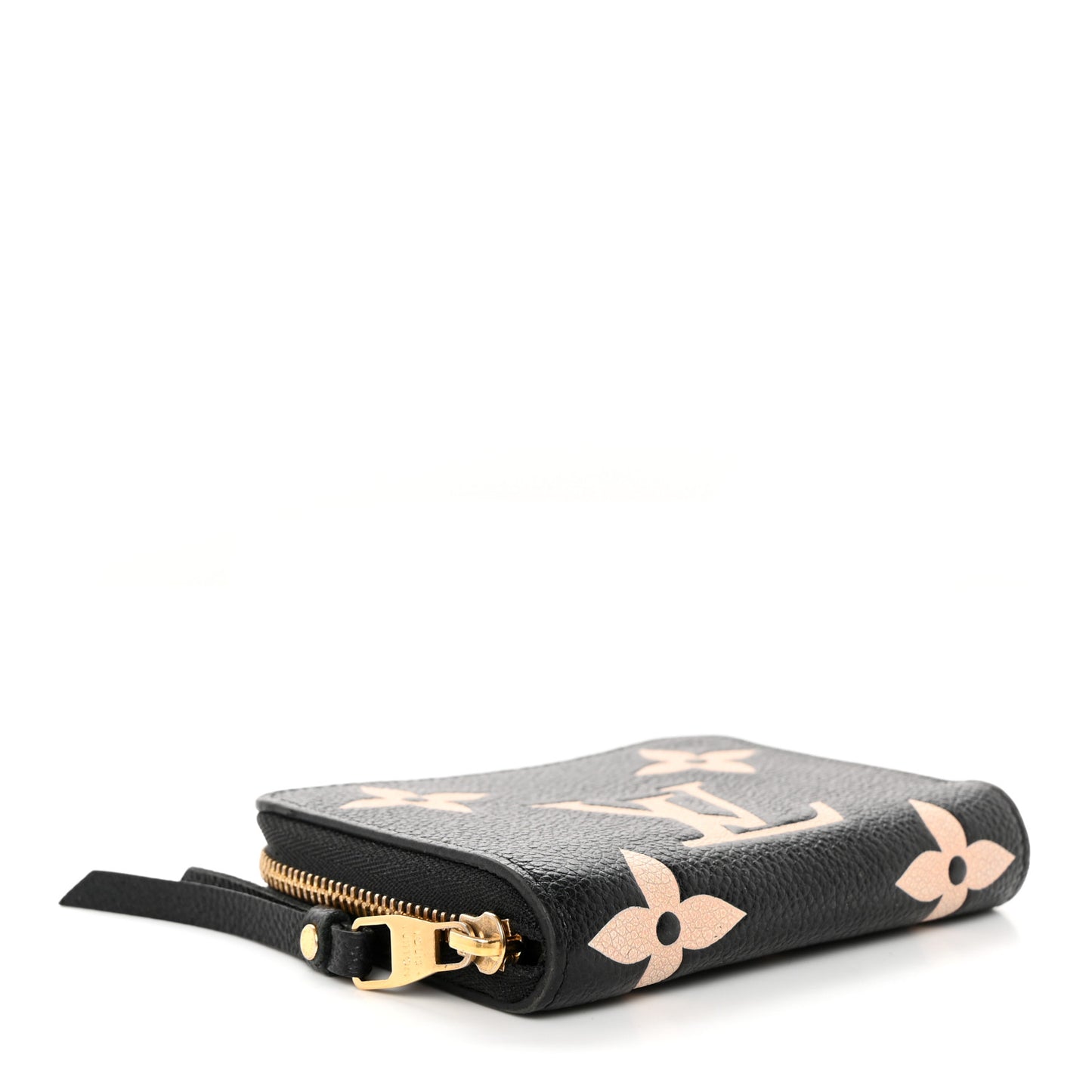 Empreinte Monogram Giant Zippy Coin Purse Black Beige
