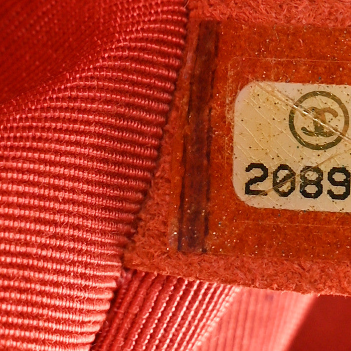 Lambskin Tweed Medium Boy Flap Coral