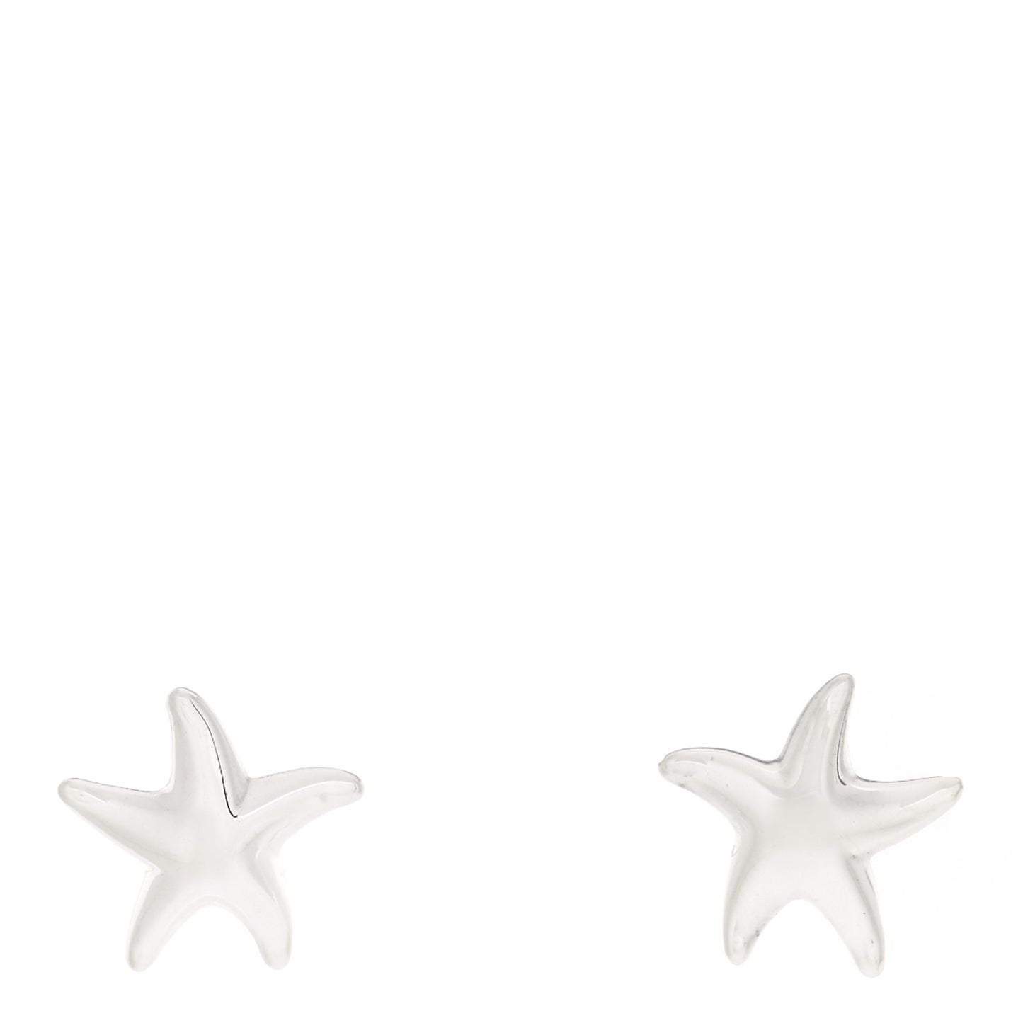 Sterling Silver 12mm Elsa Peretti Starfish Earrings