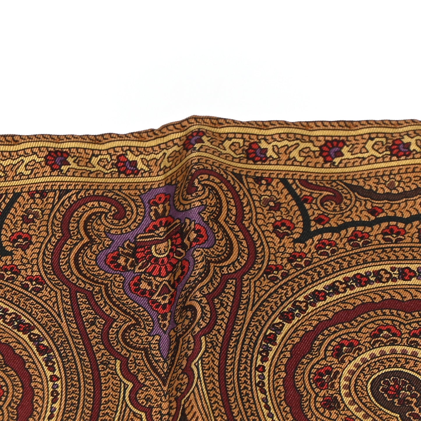 Silk CC Floral Square Scarf Multicolor