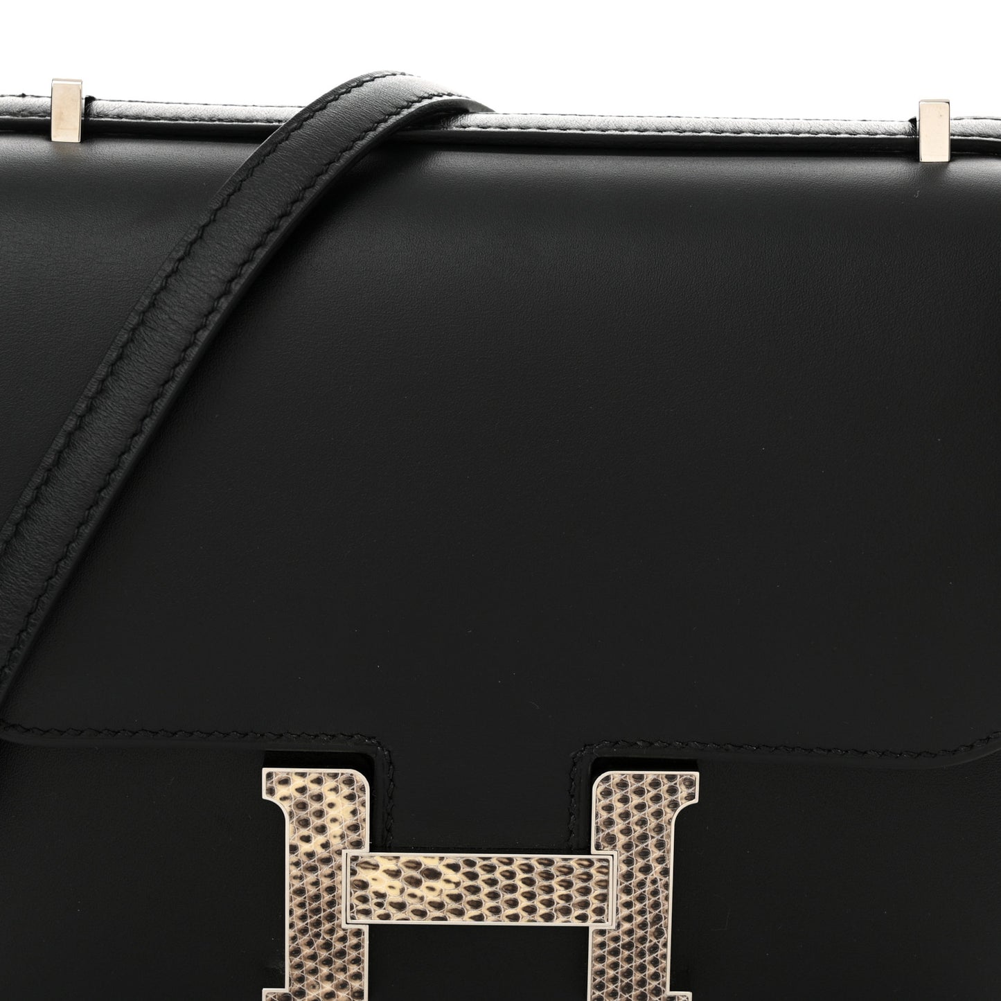Veau Monsieur Lizard Constance 18 Black Ombre