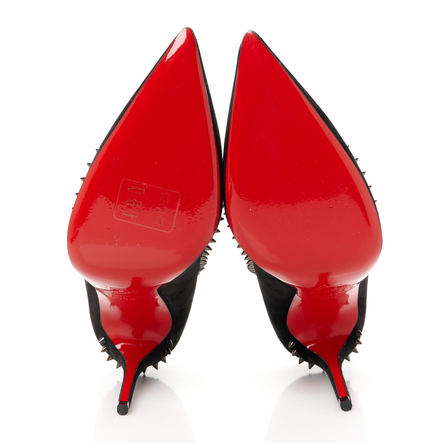 Suede Studded Anjalina 100 Pumps 36.5 Black