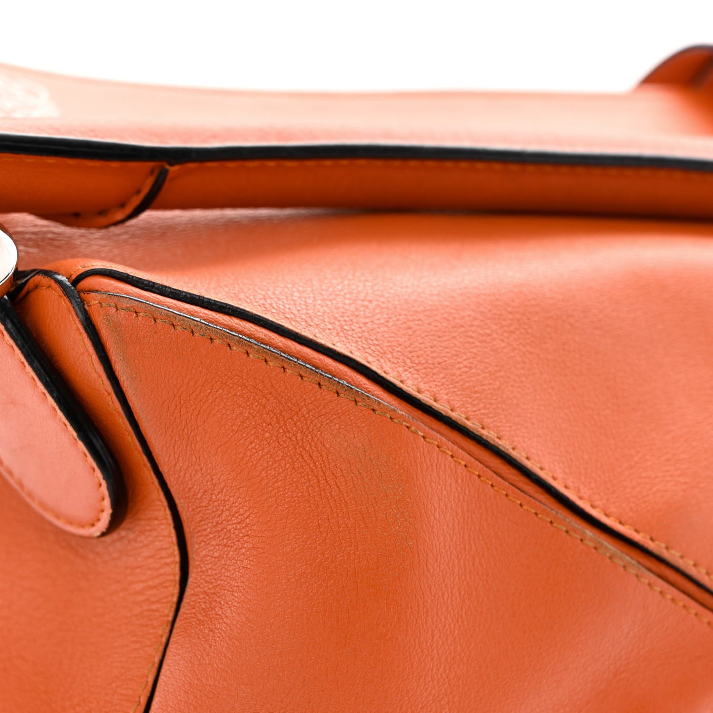 Calfskin Medium Puzzle Bag Orange