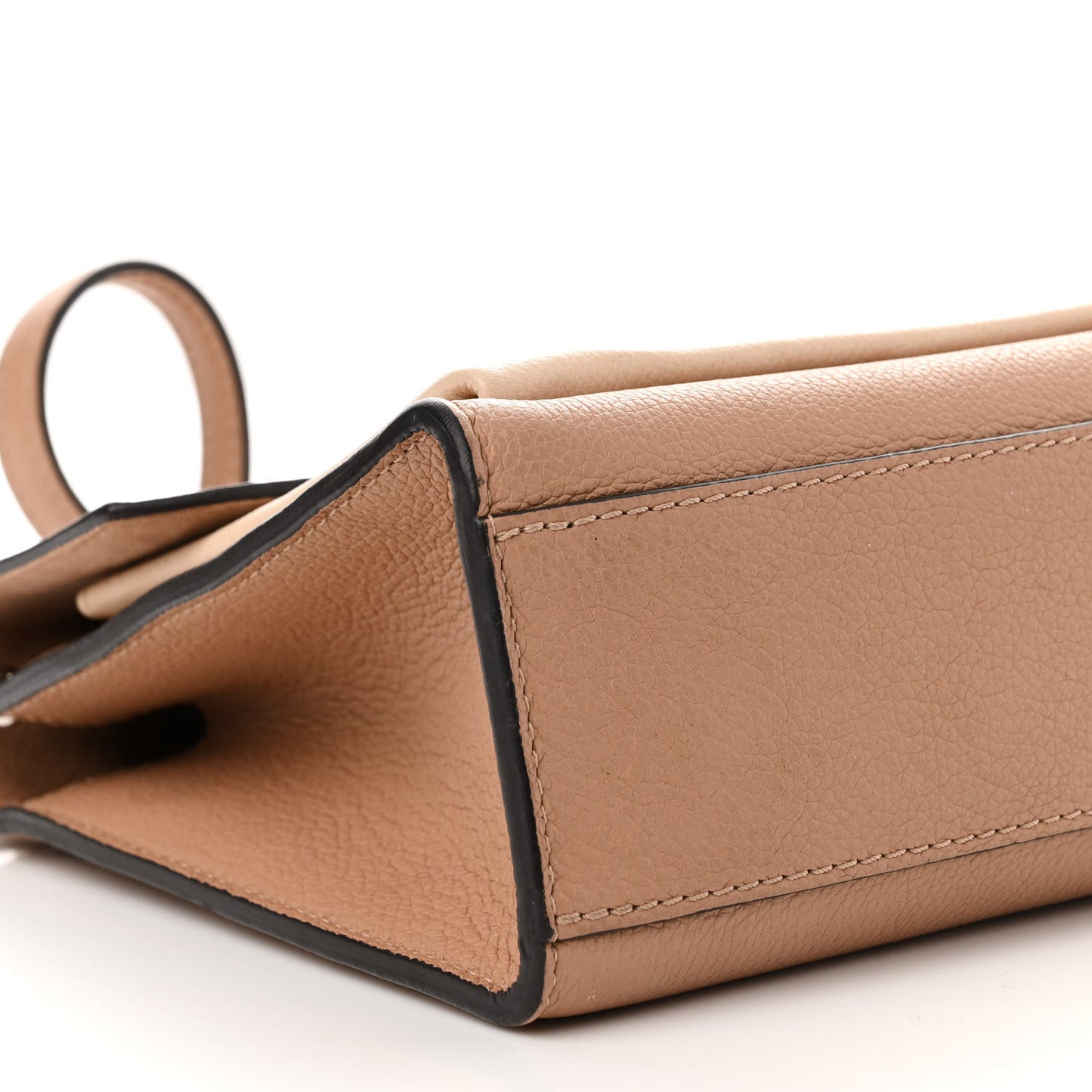 Soft Calfskin Mylockme Chain Bag BB Papyrus Creme