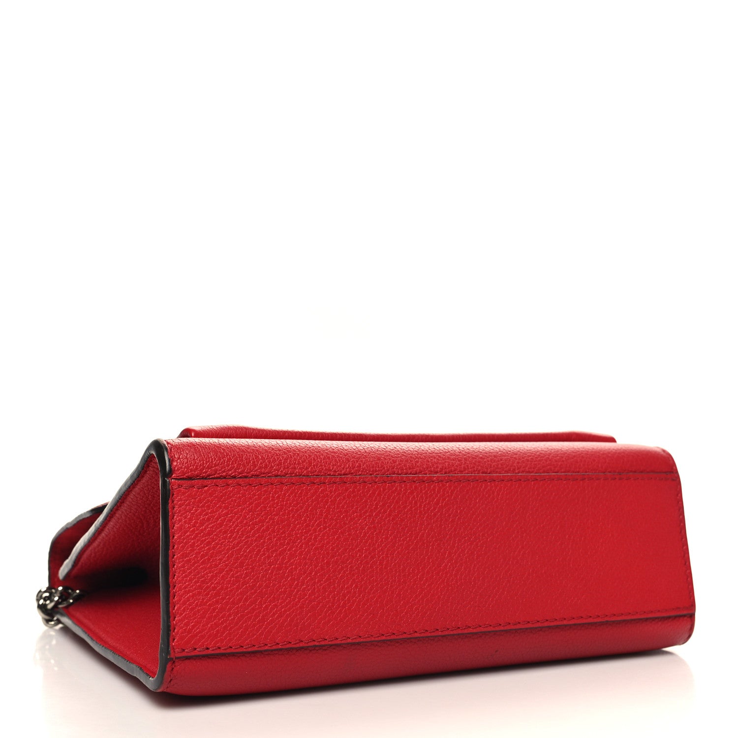 Louis Vuitton Soft Calfskin My Lockme Chain Bag BB Poppy 4 of 12