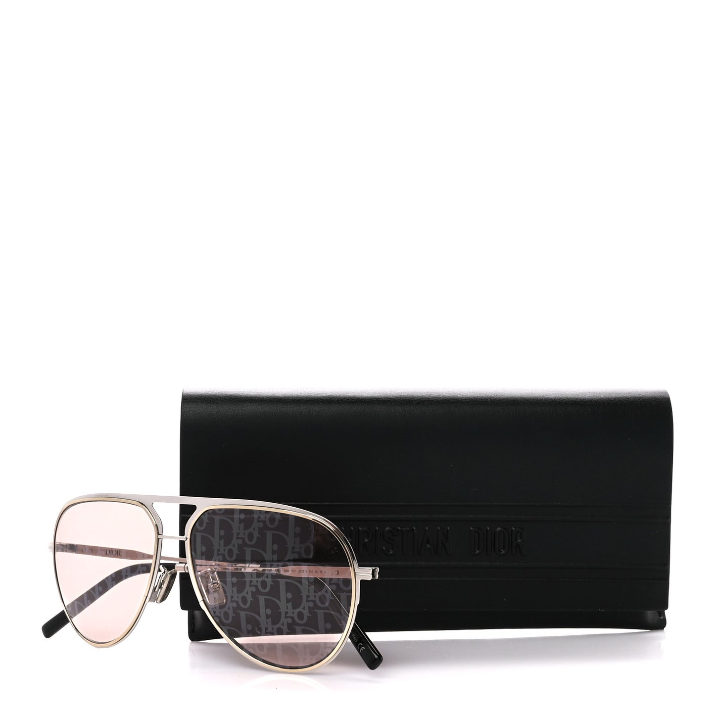 Oblique DiorEssential A2U Aviator Sunglasses Pink Silver