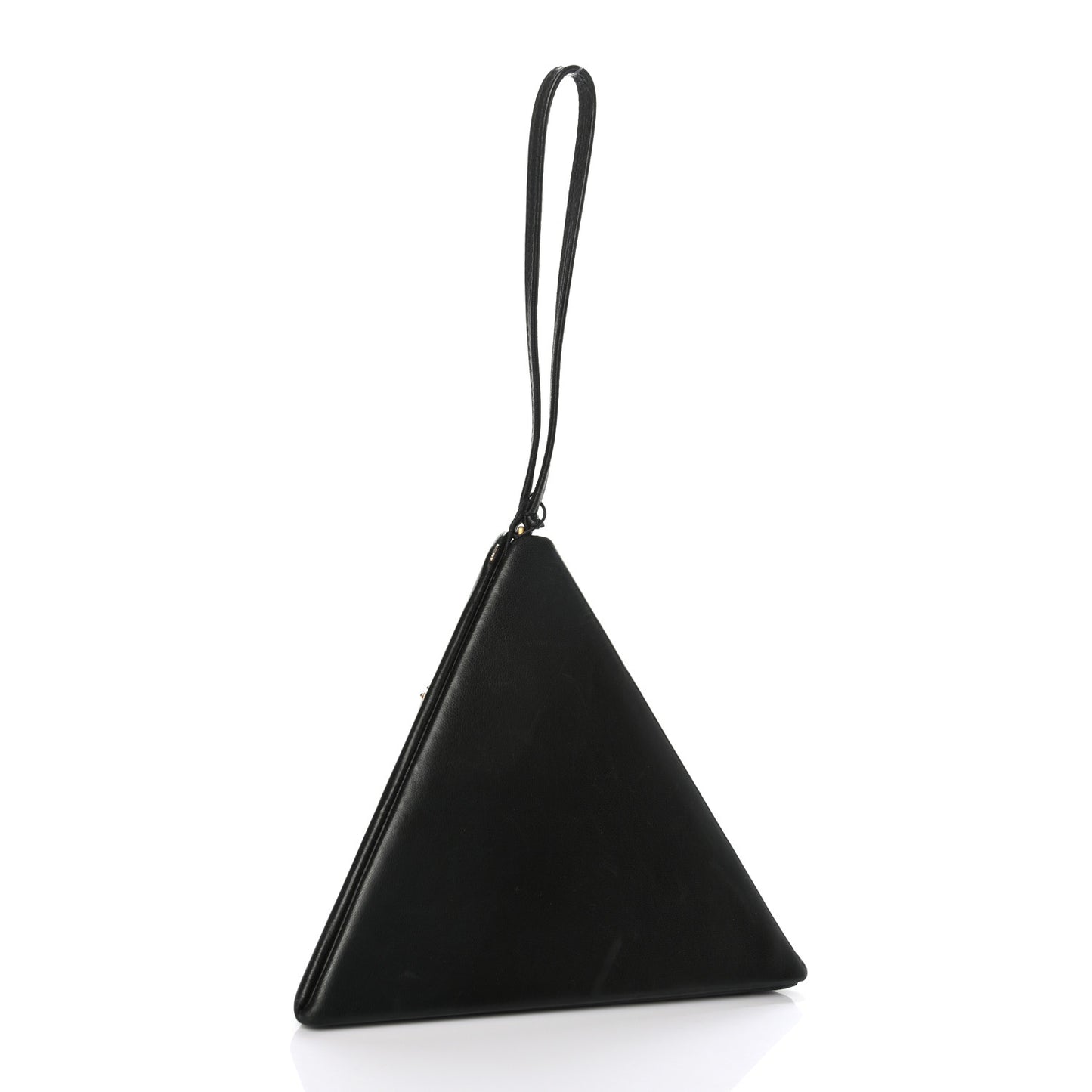 Lambskin Pyramid Clutch Black