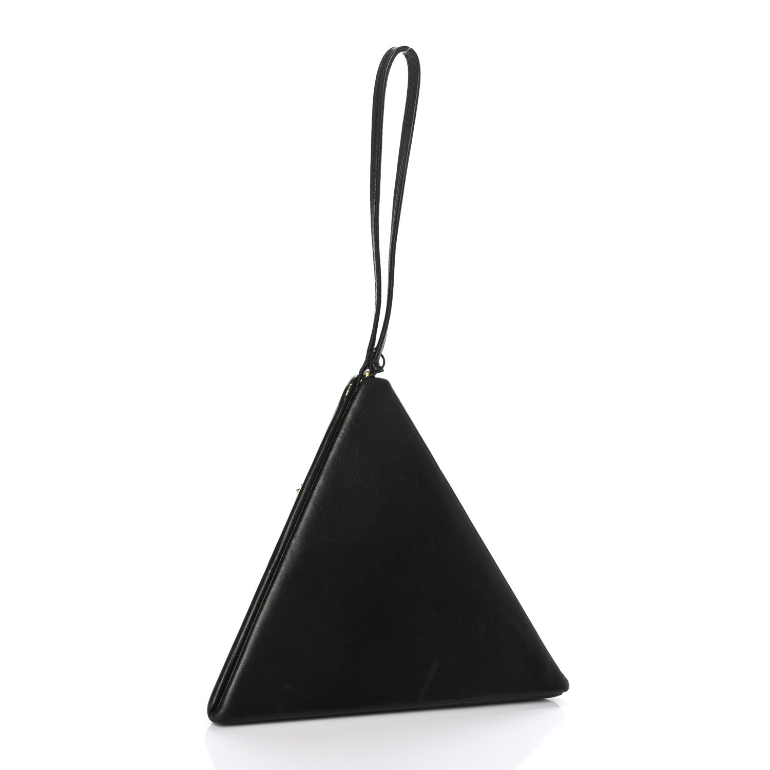 Saint Laurent Lambskin Pyramid Clutch Black 3 of 7