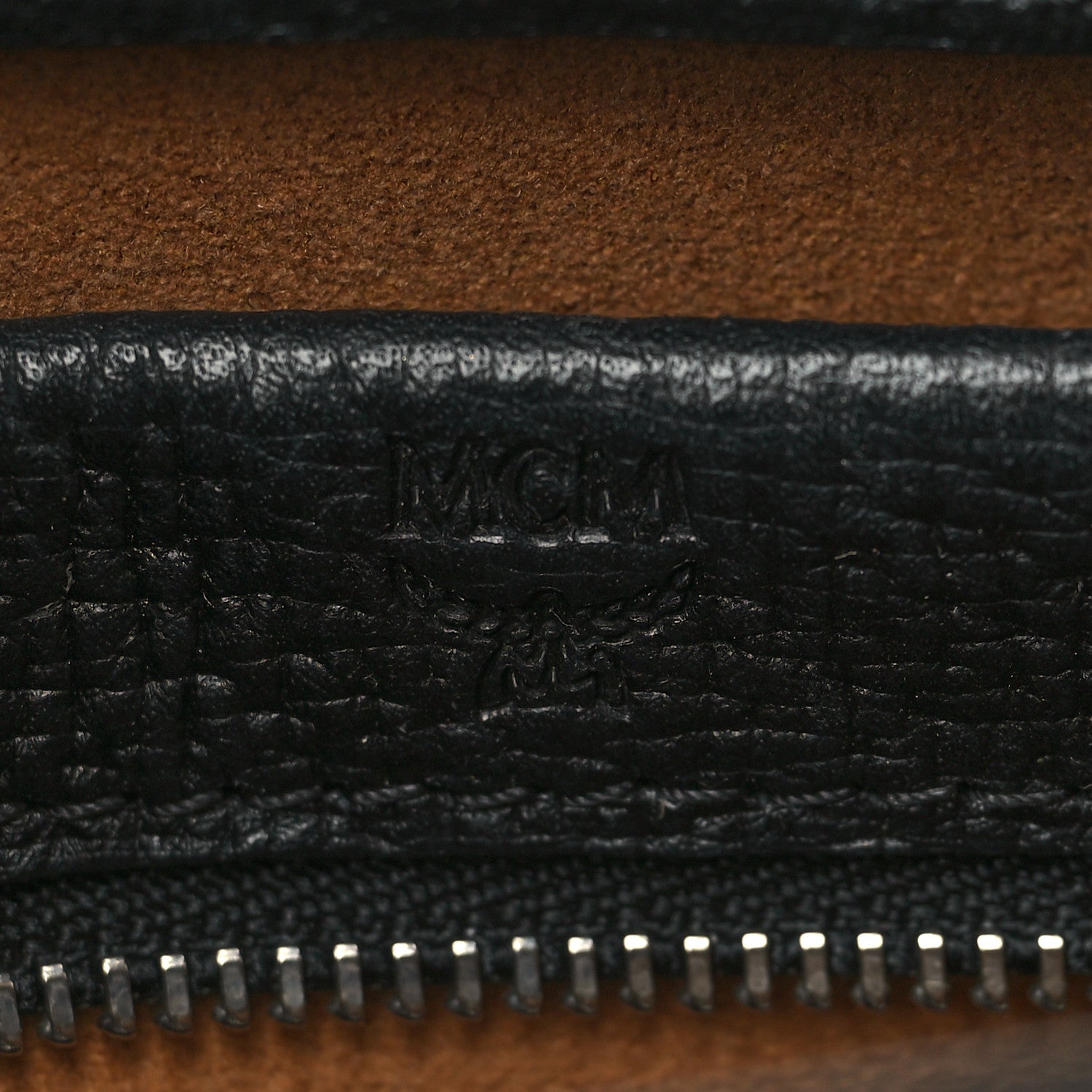 MCM Grained Calfskin Top Handle Crossbody Black 5 of 9