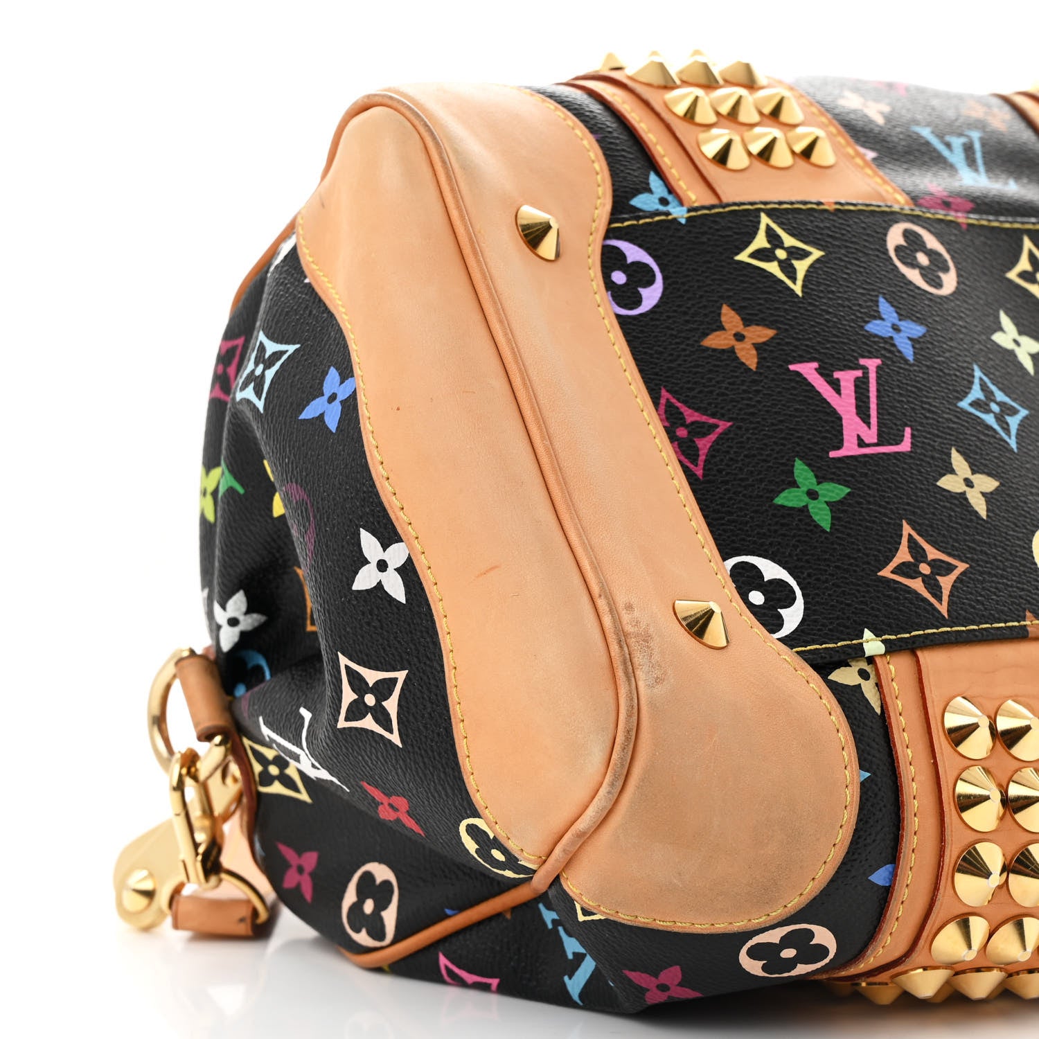 Louis Vuitton Monogram Multicolor Courtney MM Black 8 of 12