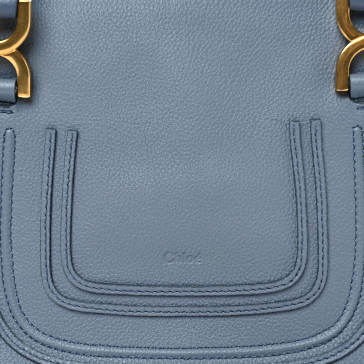 Chloe Calfskin Small Marcie Satchel Faded Blue 8 of 10