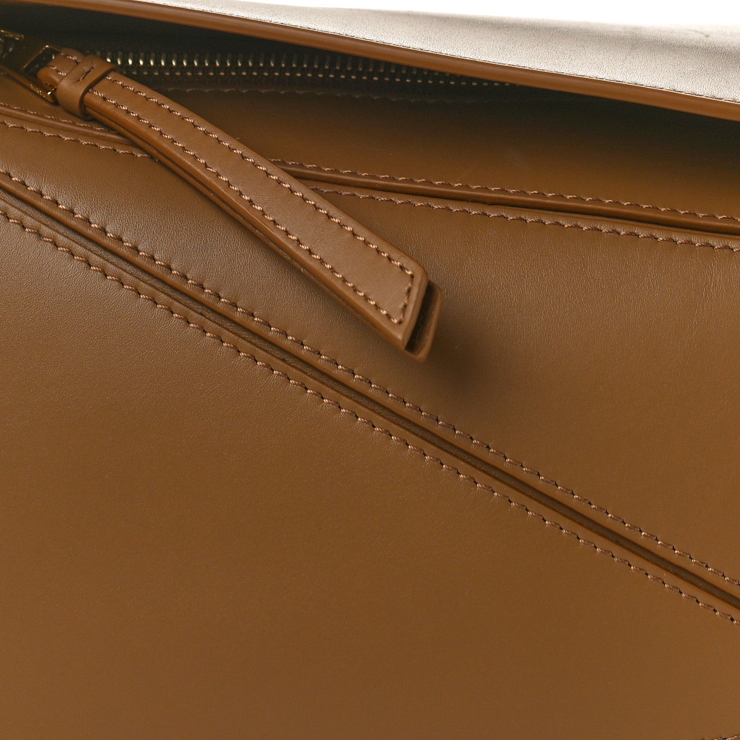 Loewe Satin Calfskin Small Puzzle Bag Oak 7 of 9