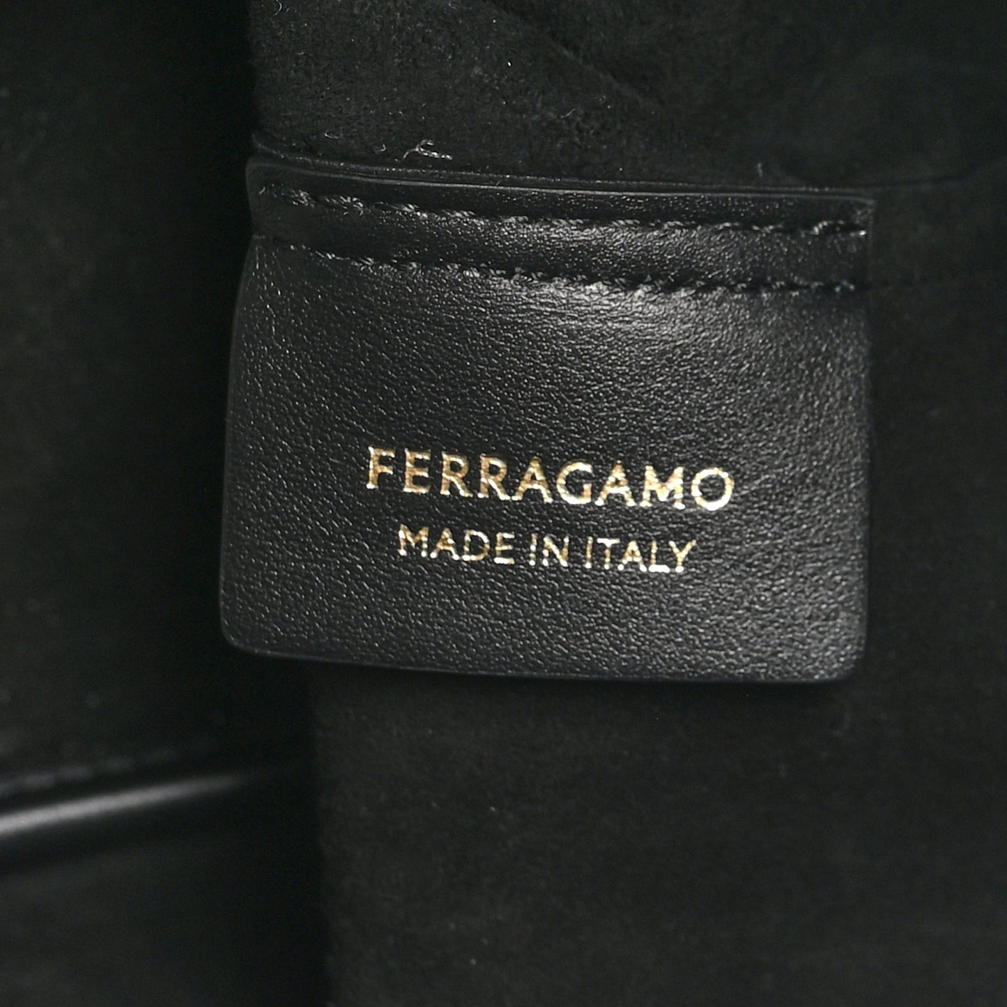 Canvas Calfskin Charming Tote Natural Black