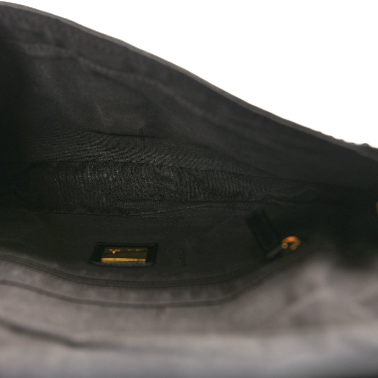 Vitello Naplak Medium Convertible Baguette Black