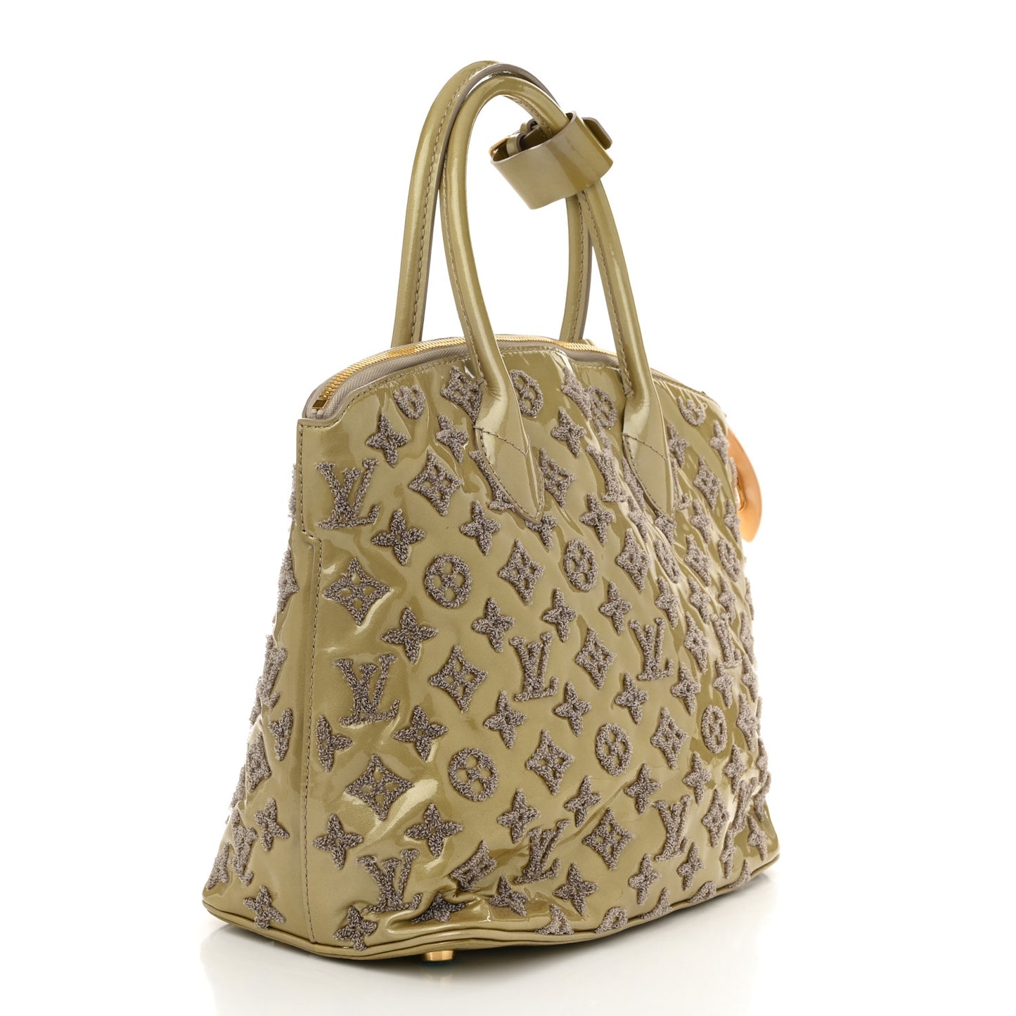 Patent Lambskin Fascination Lockit Gris