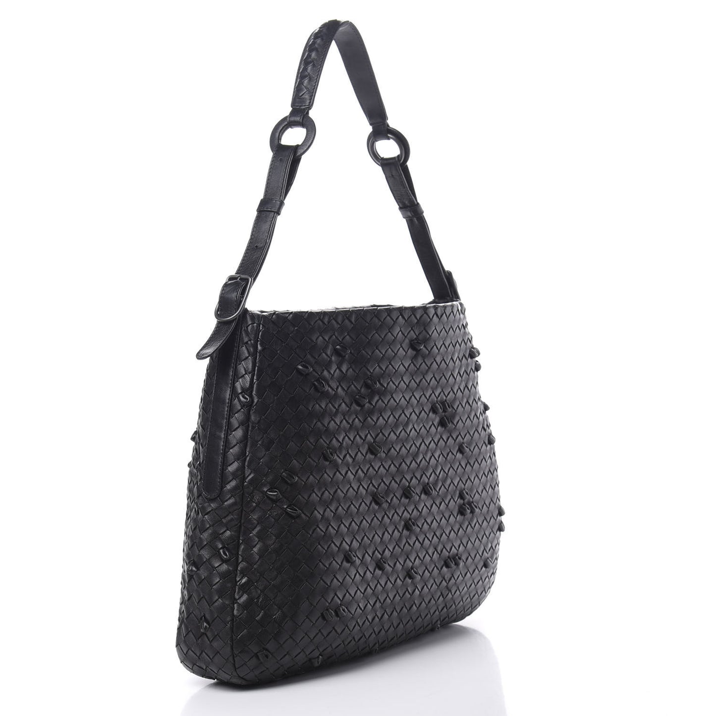 Nappa Intrecciato Naruto Knot Hobo Black