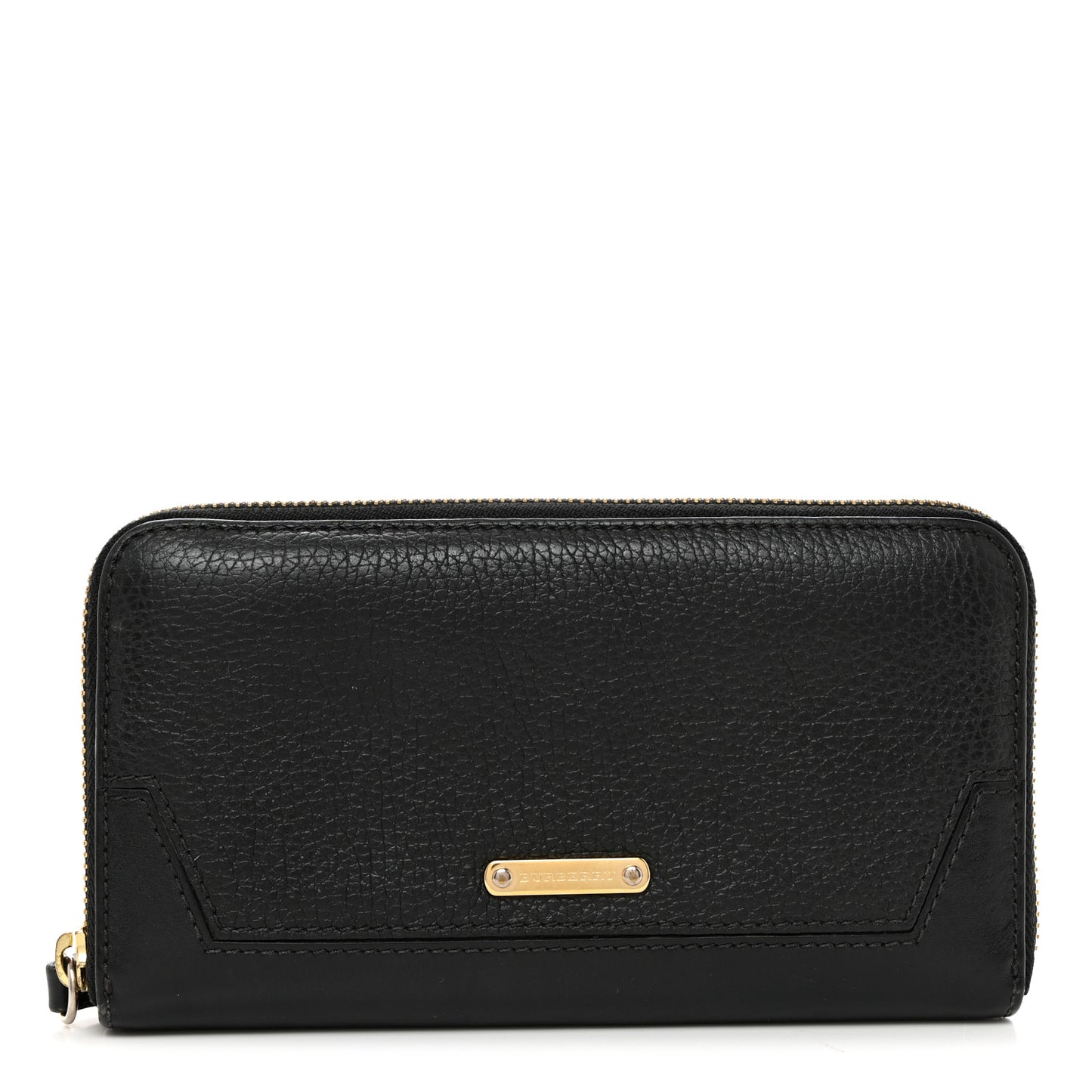 Calfskin Ziggy Zip Around Wallet Black