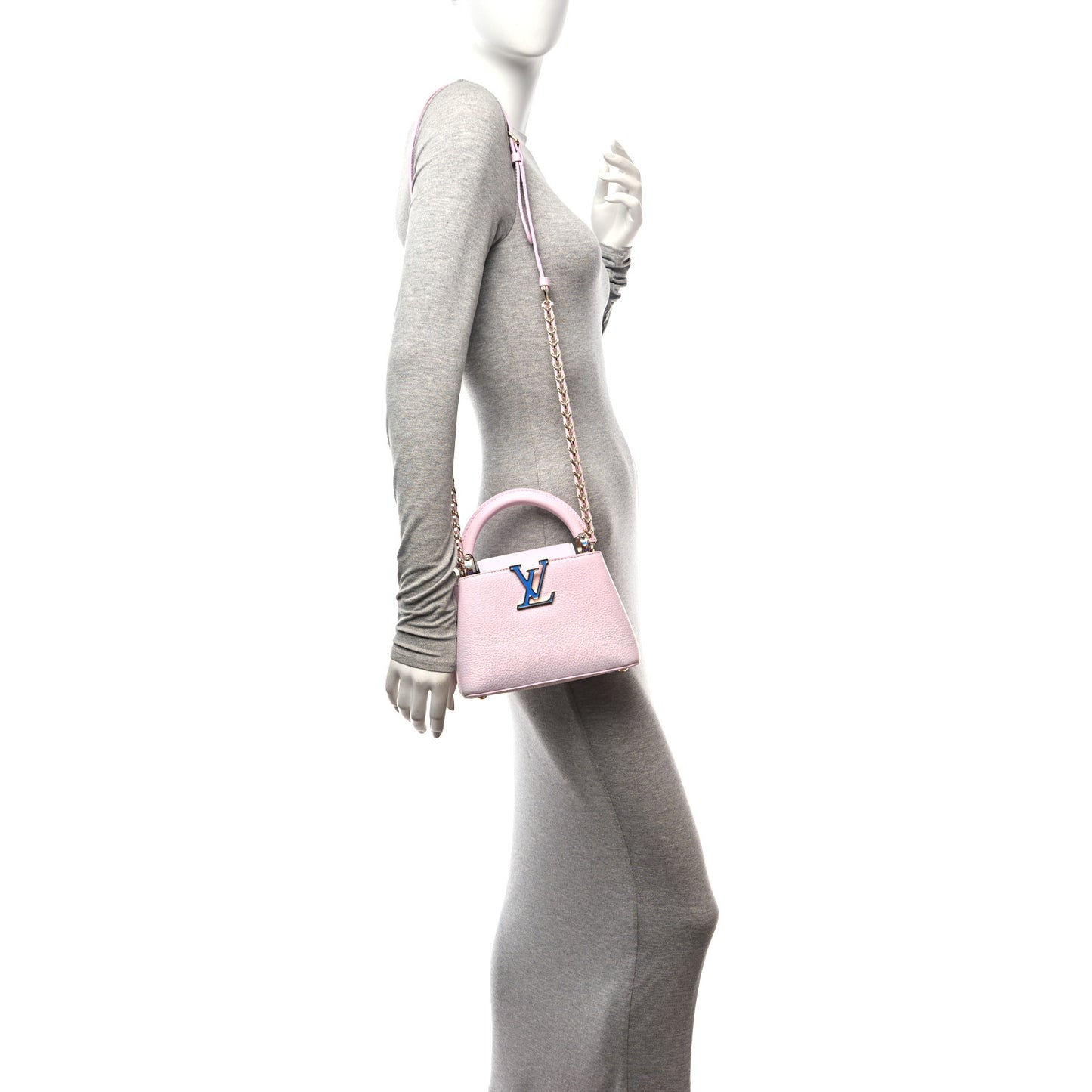 Taurillon LV Ski Capucines Mini Pearly Lilac
