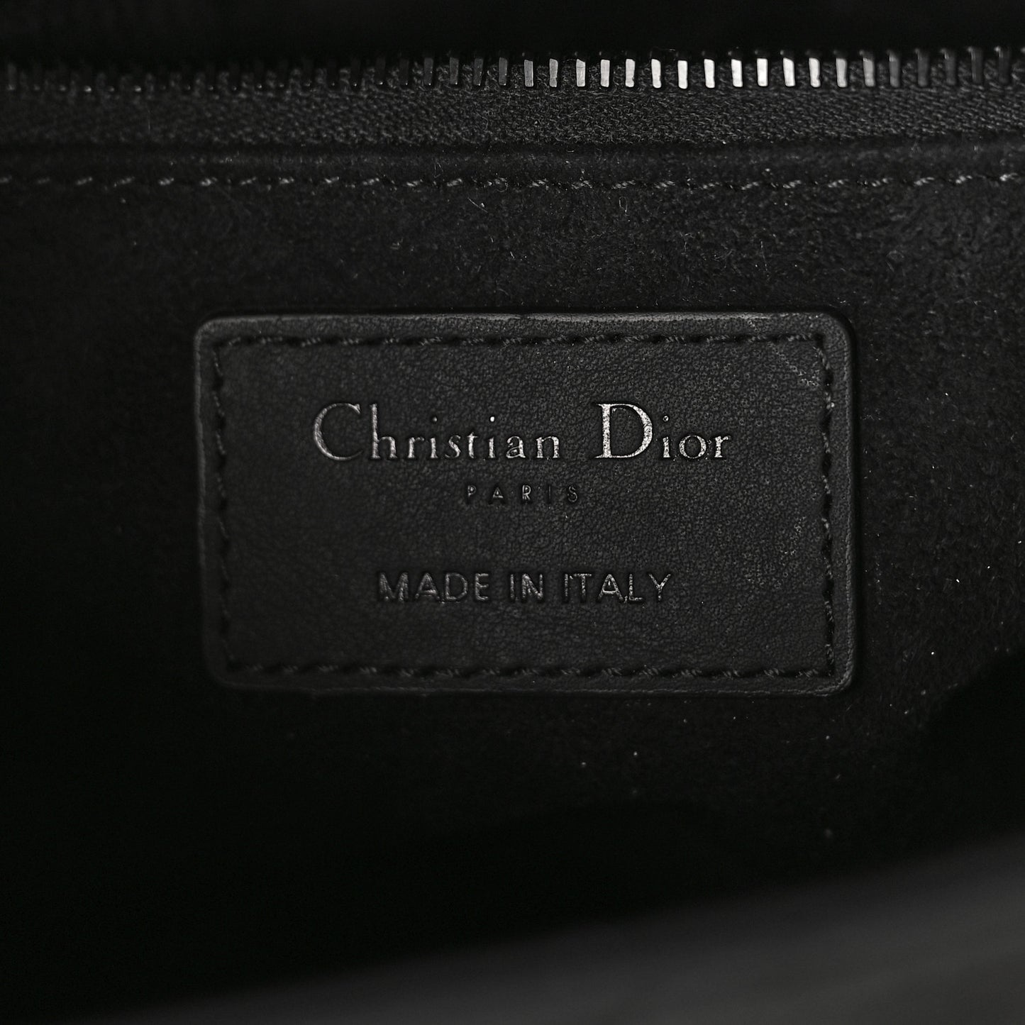 Ultra Matte Calfskin Cannage Medium Lady Dior Black